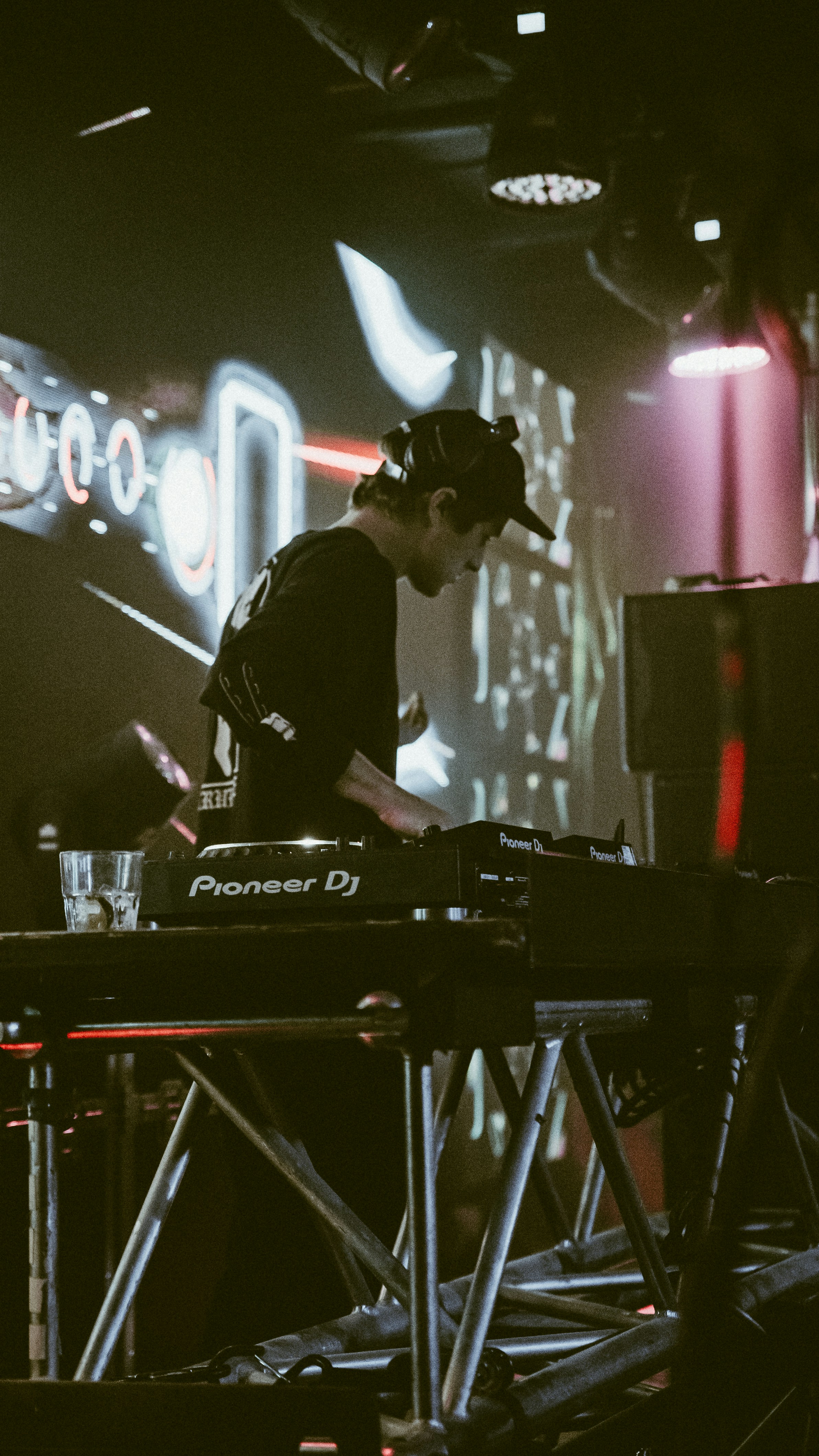man on stage