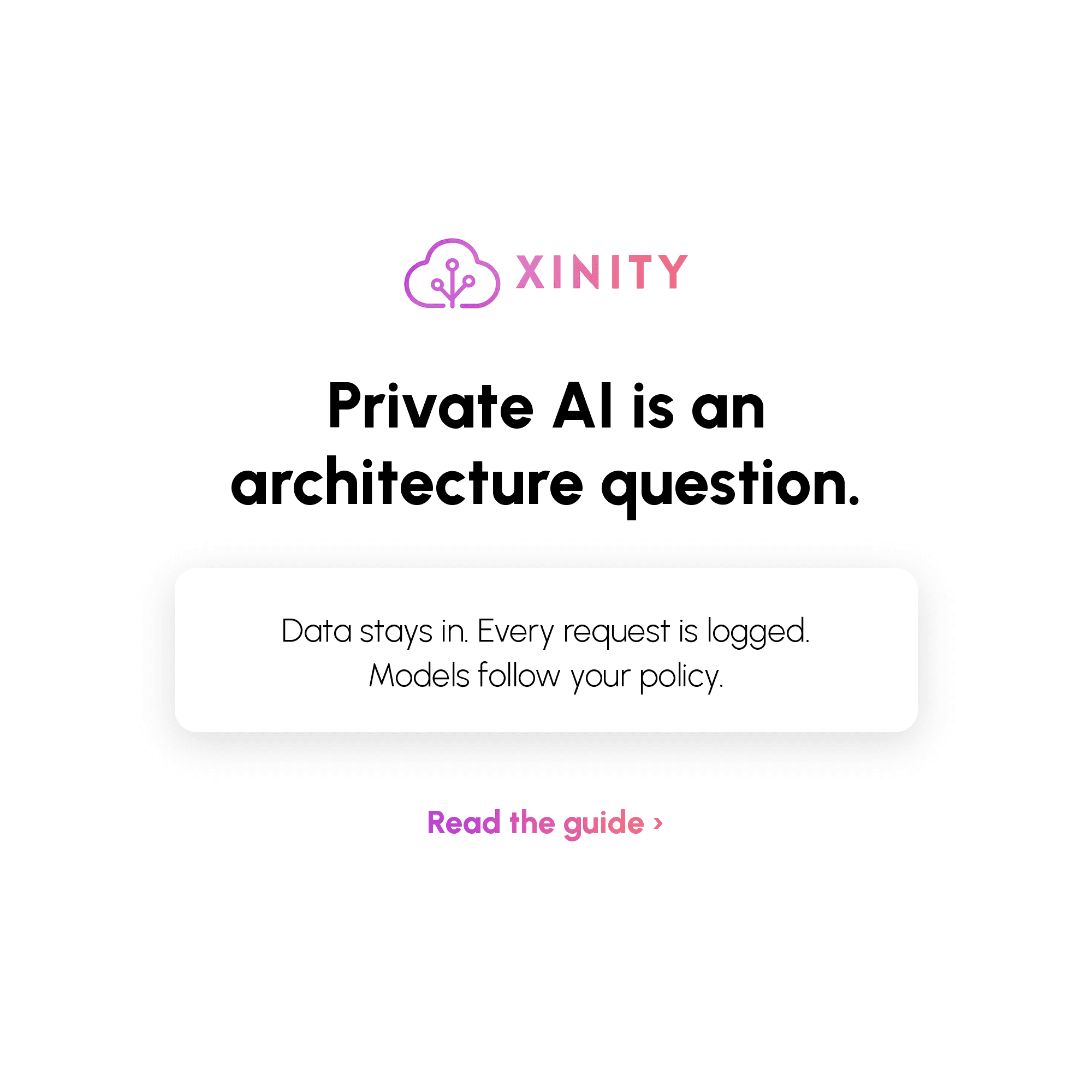 Private AI Xinity blog cover