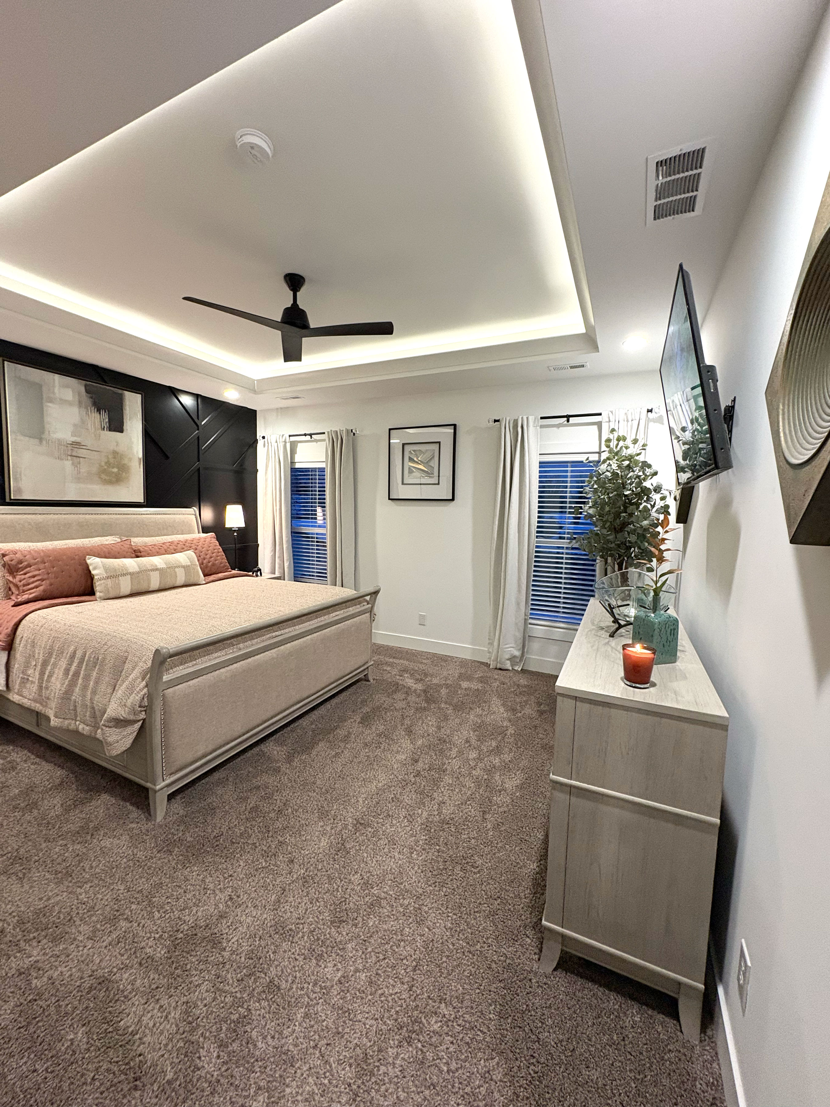 beautiful redesigned bedroom