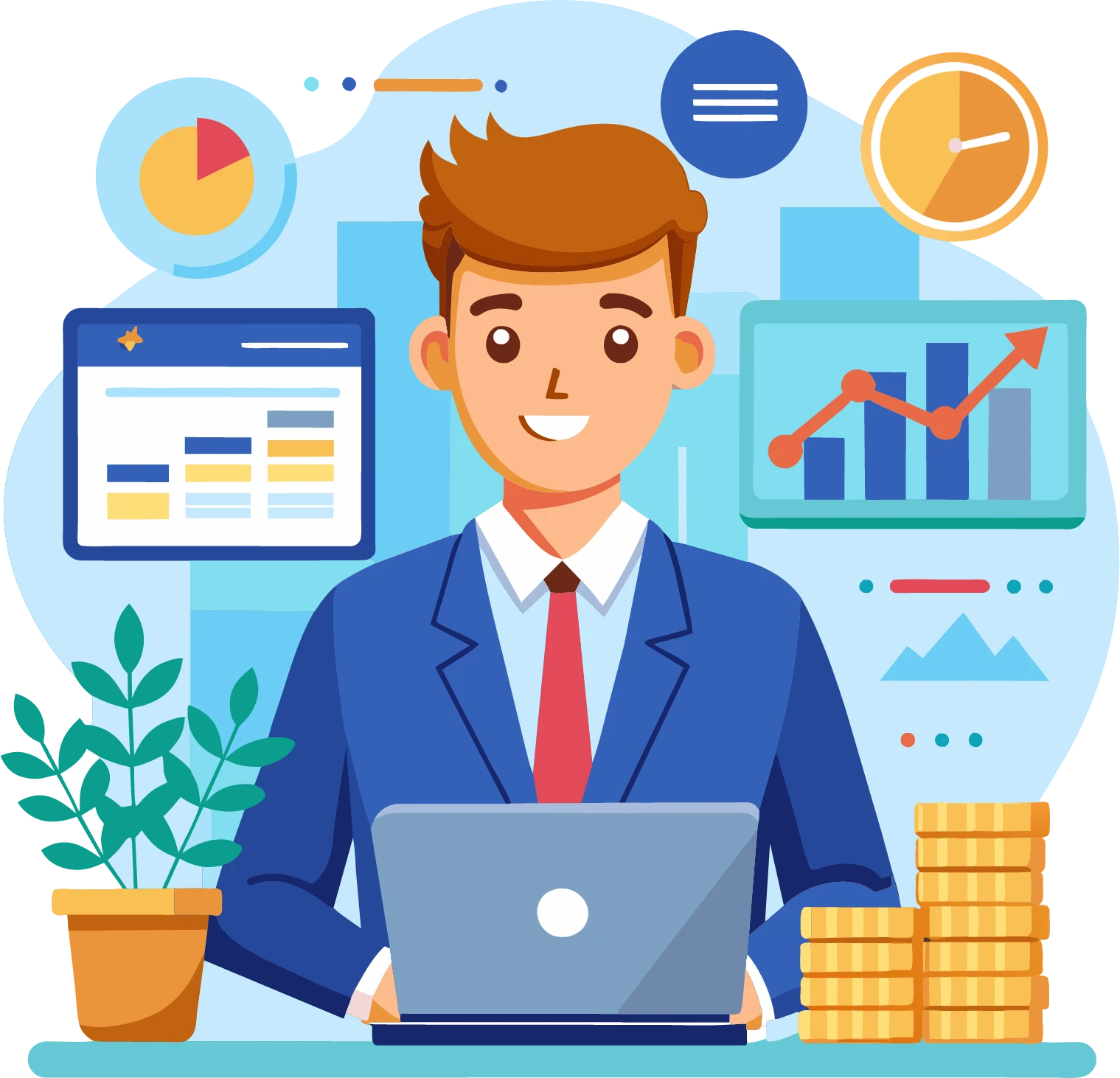 A girl having a certificate in hand and using a laptop