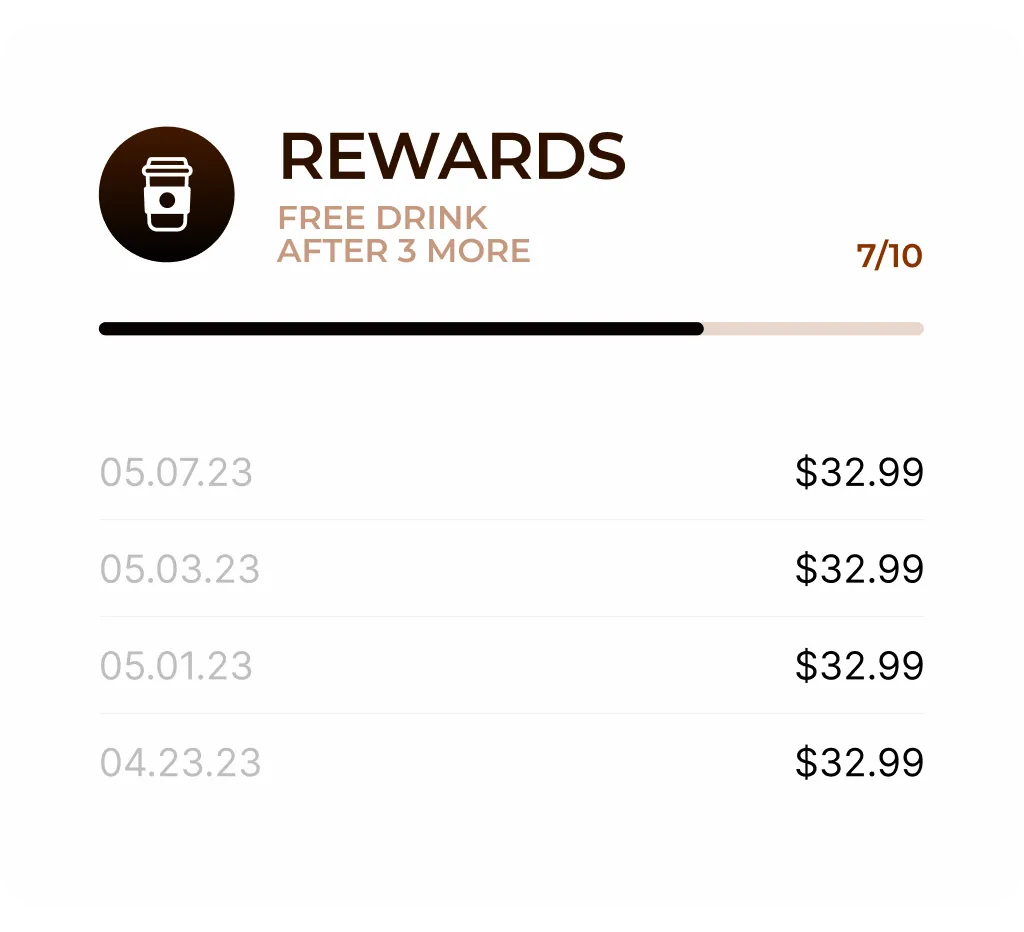 Coffee Rewards System