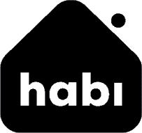 Logo oscuro de Habi