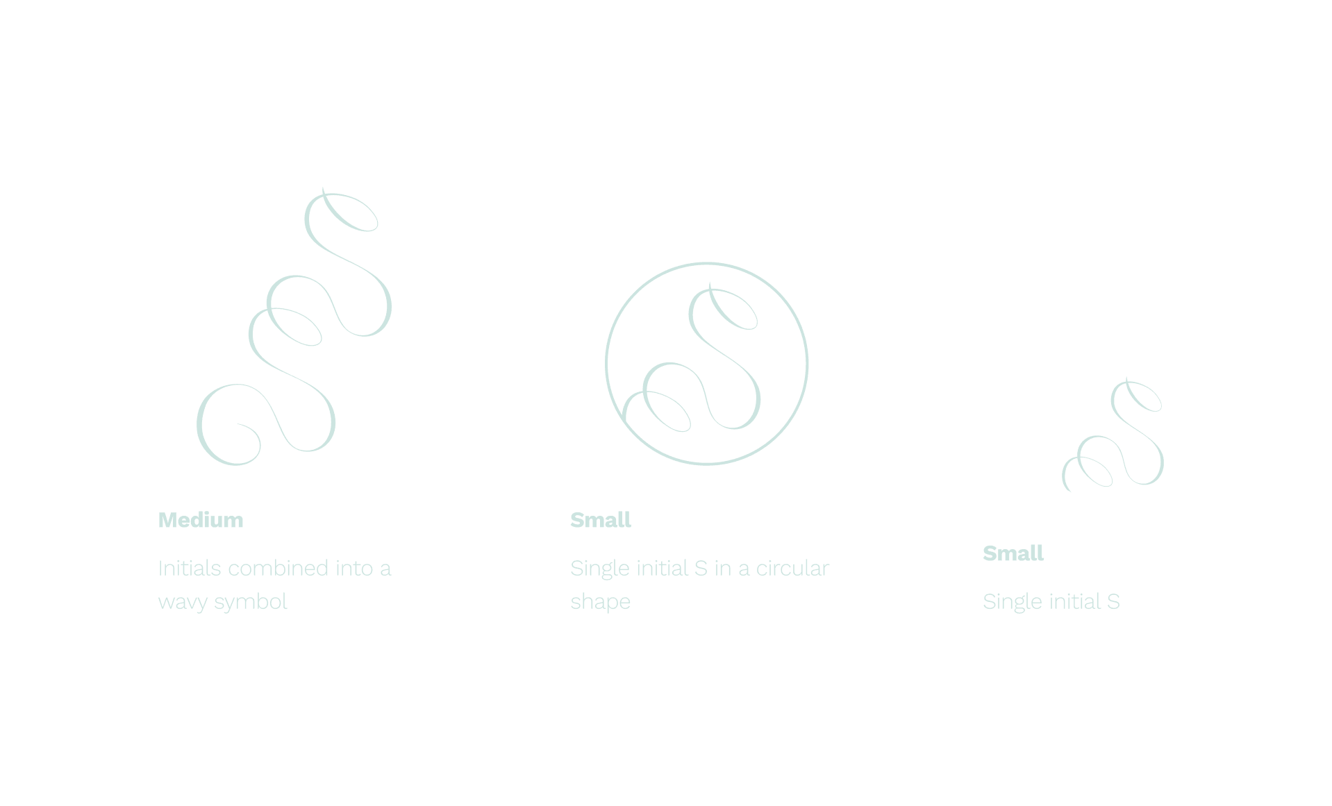 The Swell Society surf gear shop logo design scales for responsive logos