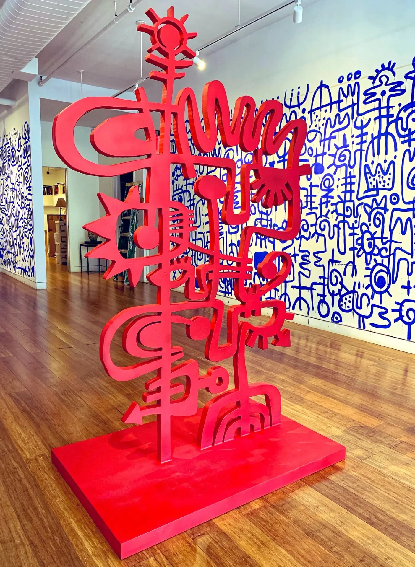 The Prophet, c.2019,
painted steel,
Size: 6feet. In collection of Kiran Nadar museum, New Delhi