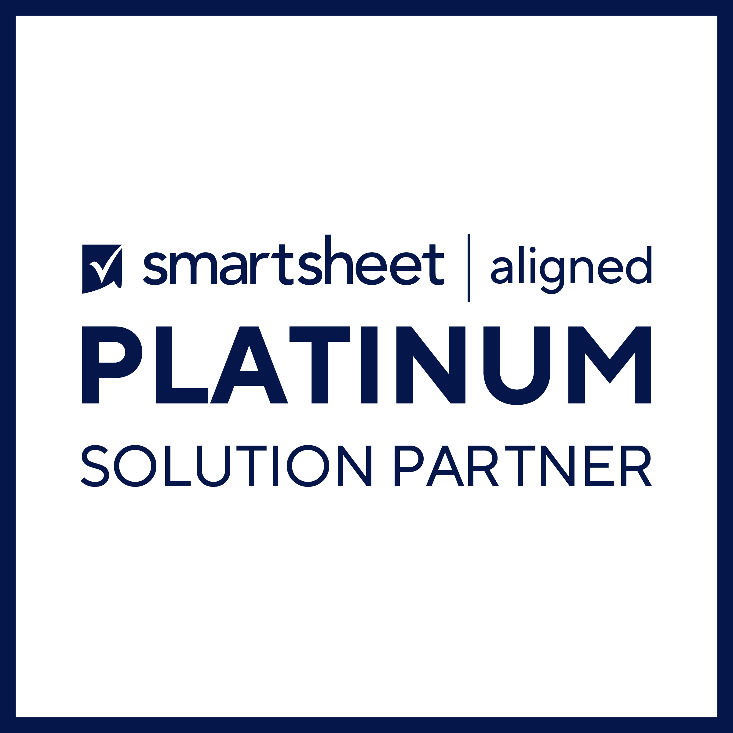 Platinum Partner Smartsheet