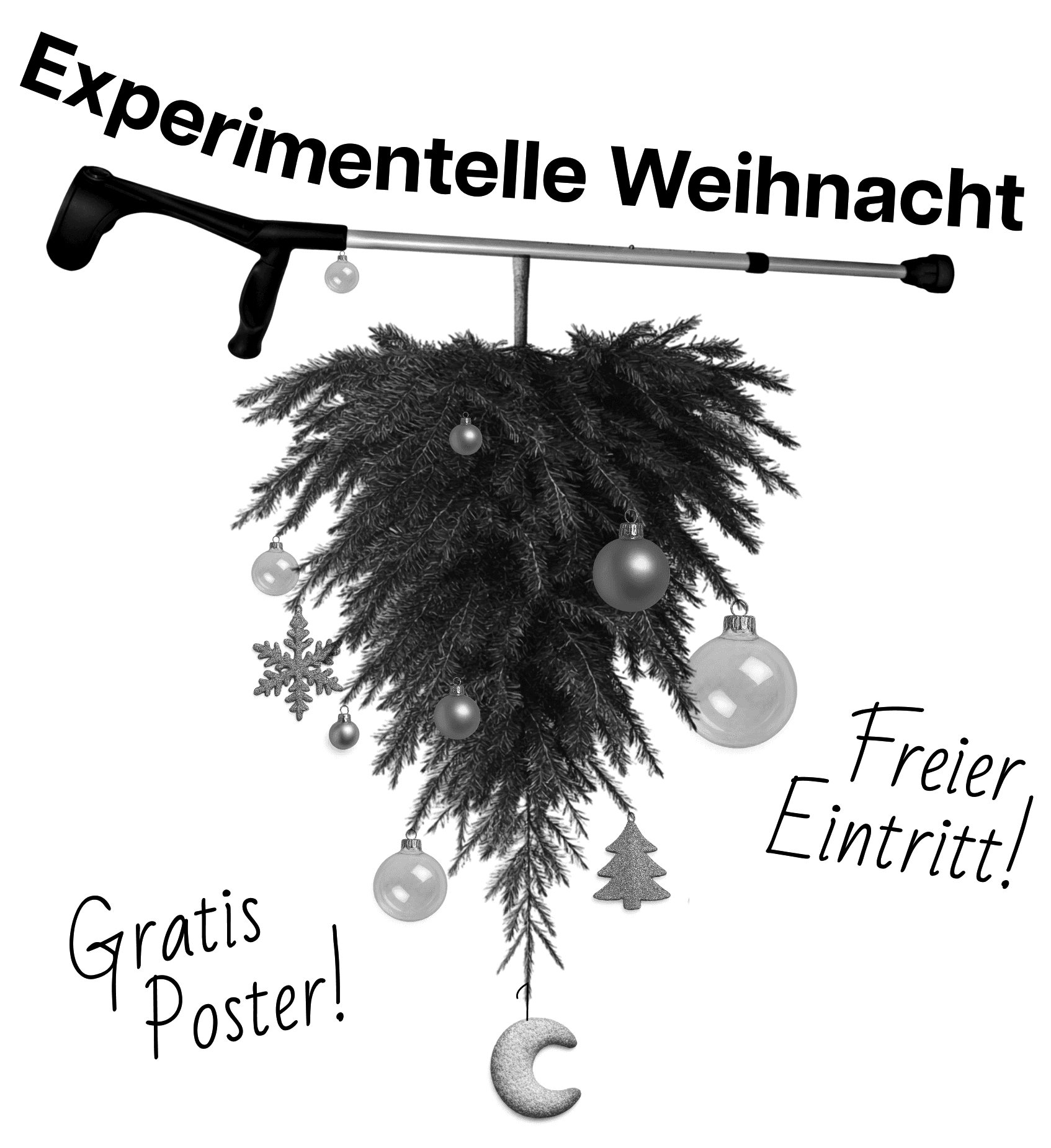 Experimentelle Weihnacht, Gratis Poster, Freier Eintritt