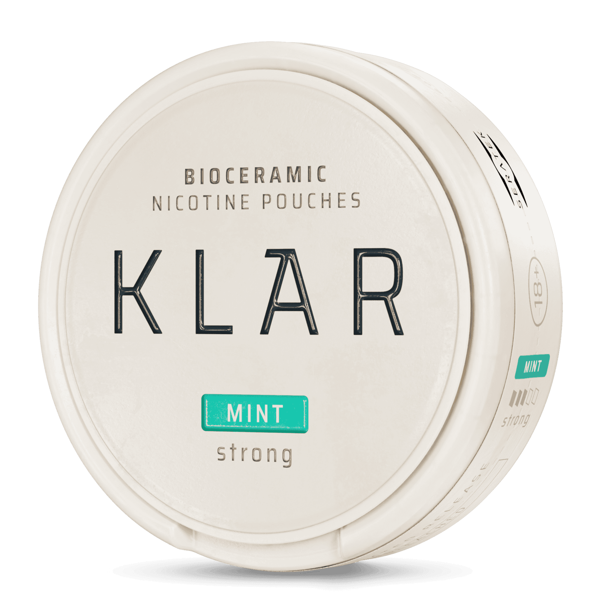 KLAR Bioceramic nicotine pouches in mint