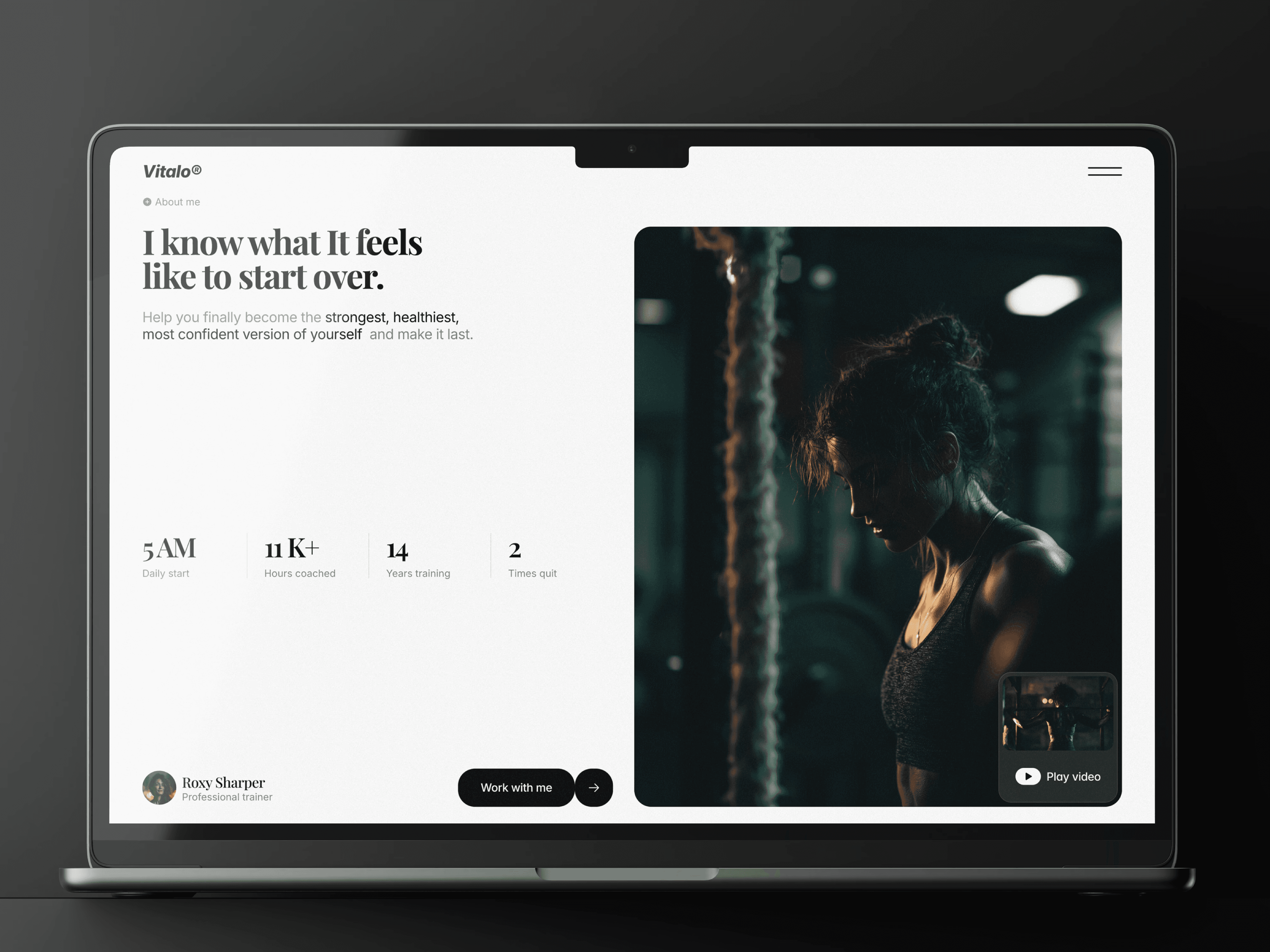 Vitalo Framer template