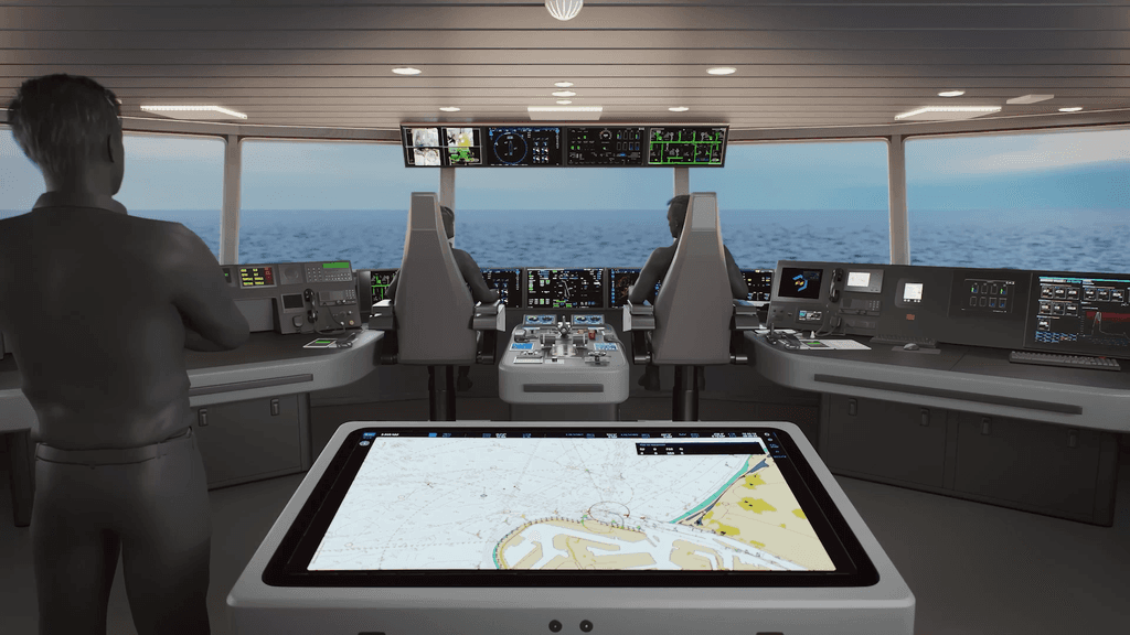 visual van RH Marine – illustratie van industriegerelateerde visualisatie