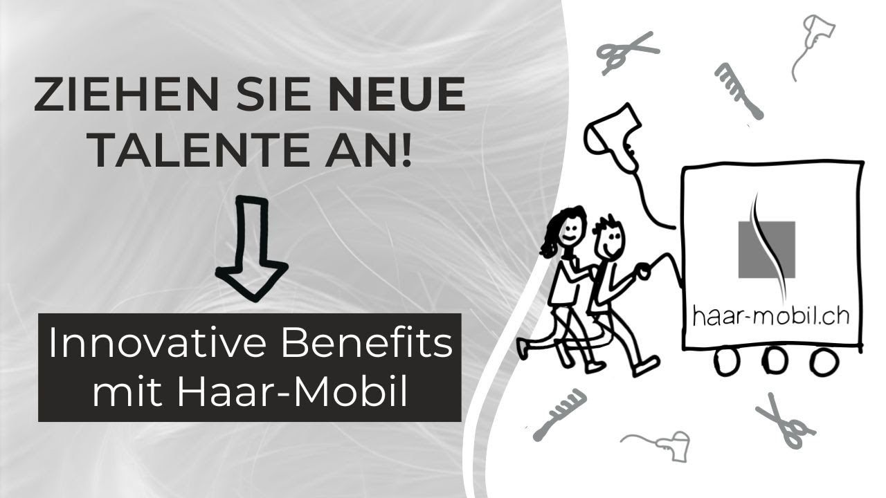 Haar-Mobil.ch | 2D Animation von Design & More & AnimatedReal GmbH
