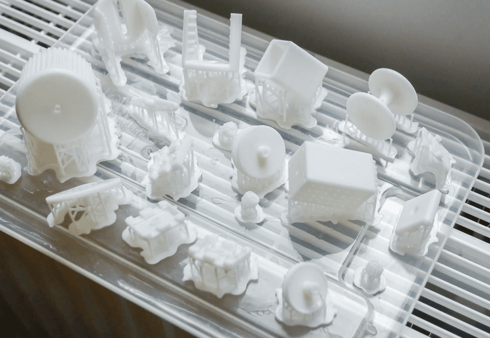 Image of 3D printed SLA Smartians prototypes