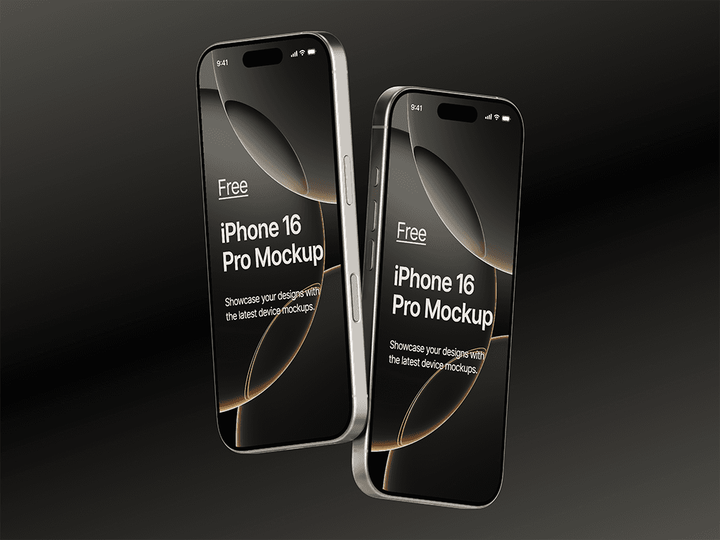 Free iPhone 16 Mockup