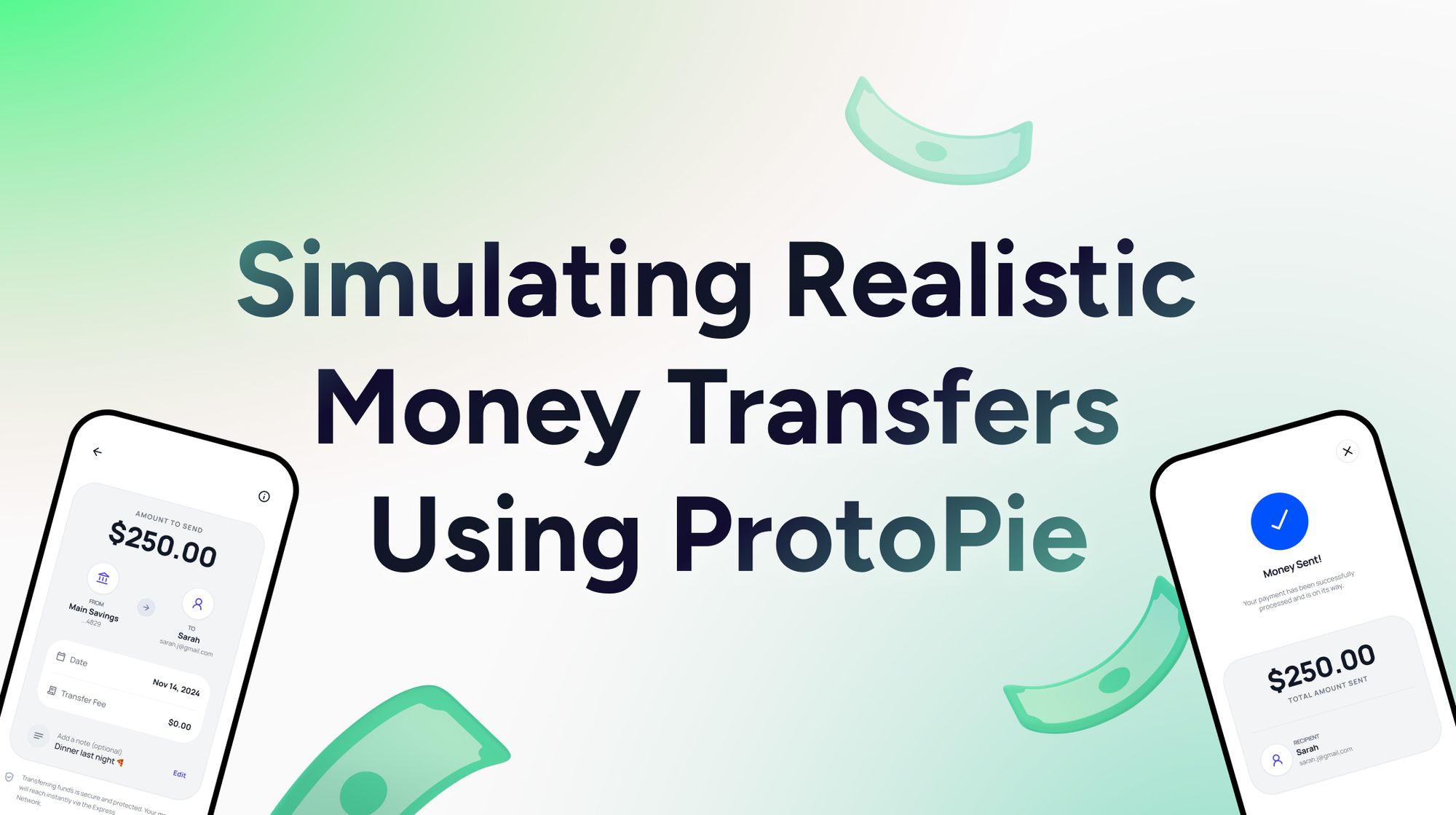 Simulating Money Transfers for Fintech Prototyping