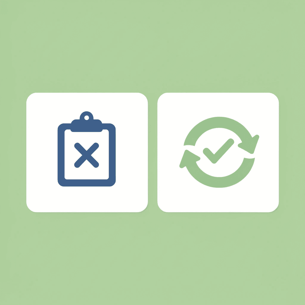 Before and after comparison: left side shows manual copy-paste workflow between tools, right side shows streamlined AI automation within spreadsheet cells