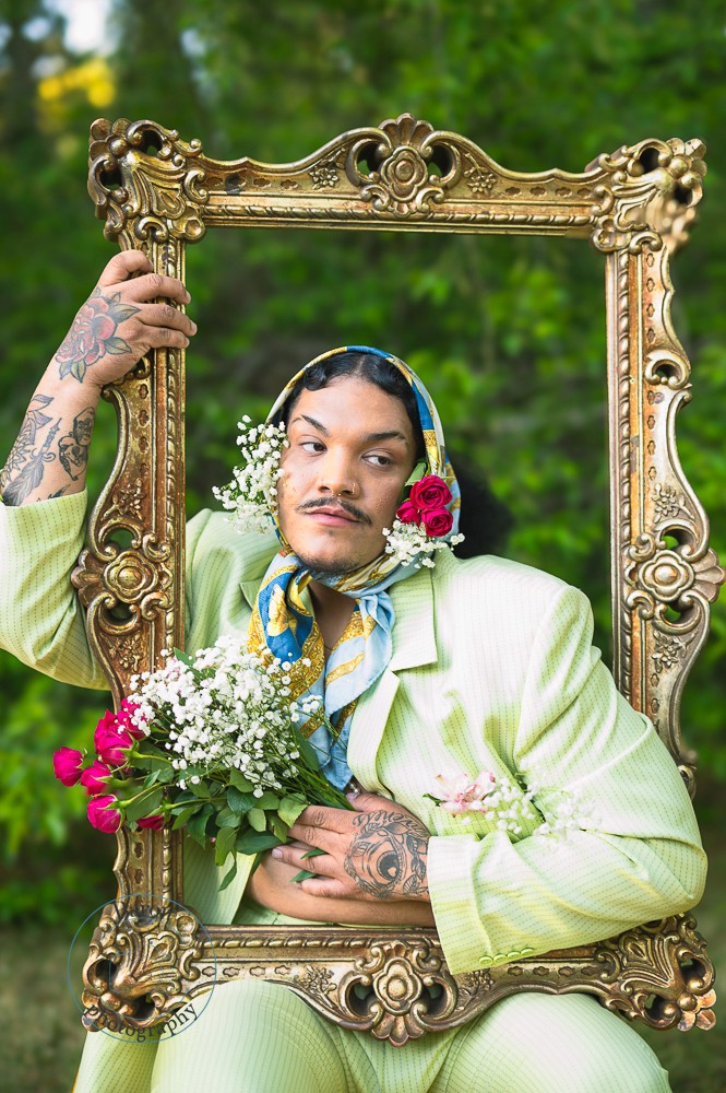 editorial shoot with local entertainer