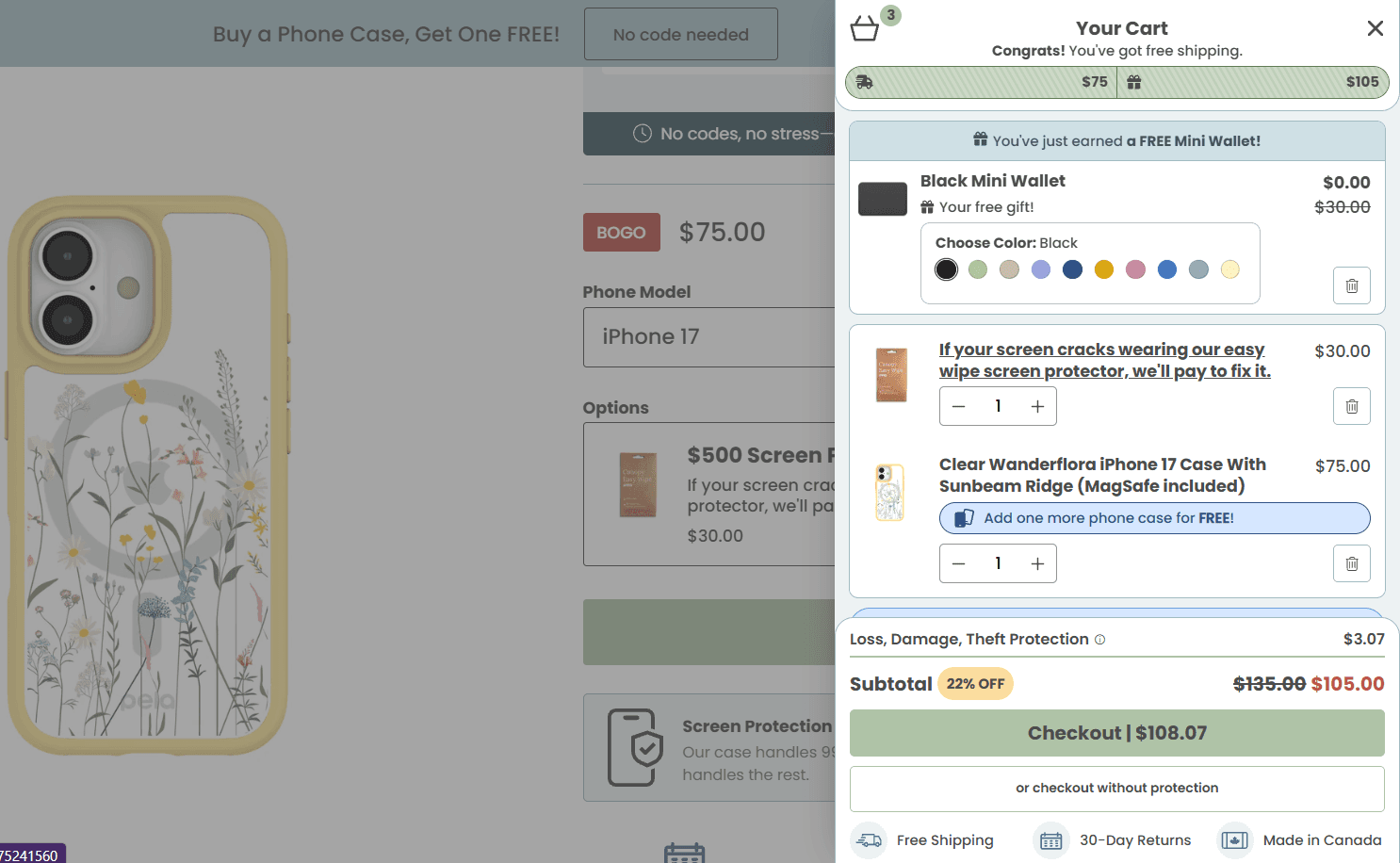 Cart progress Bar in Shopify