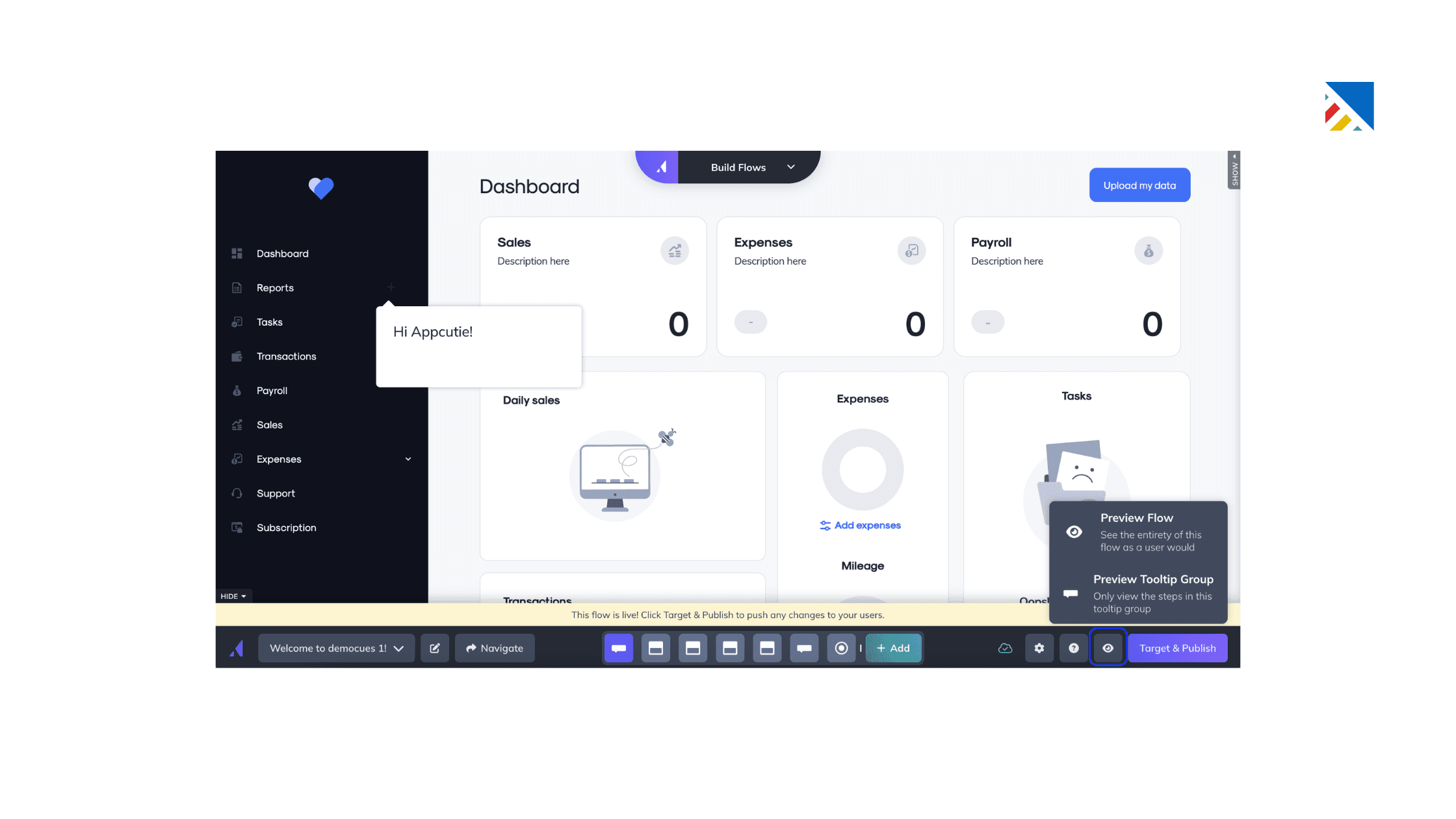 Appcues – Best for Simple, Quick Implementation&nbsp;