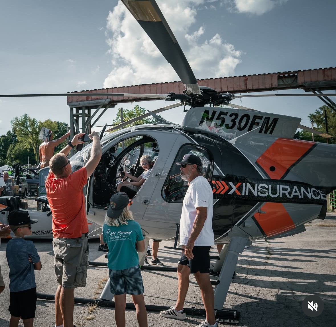 xinsurance helicopter in michigan city