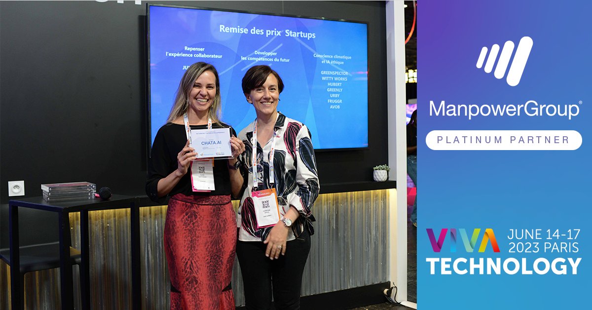 Chata.ai Wins ManpowerGroup’s Startup Challenge at Viva Technology 2023