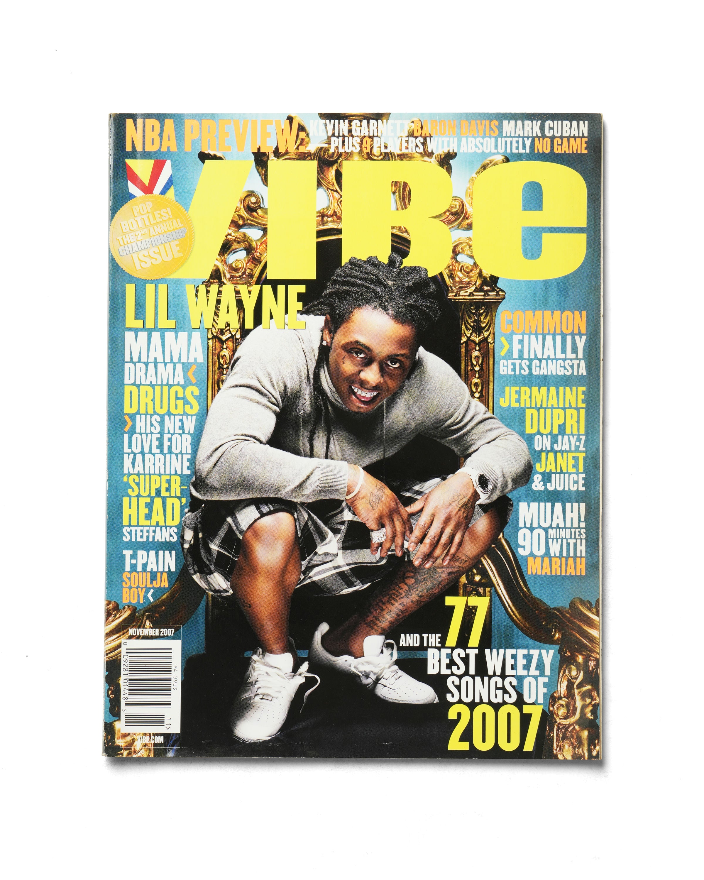 VIBE - November 2007 - Front Cover