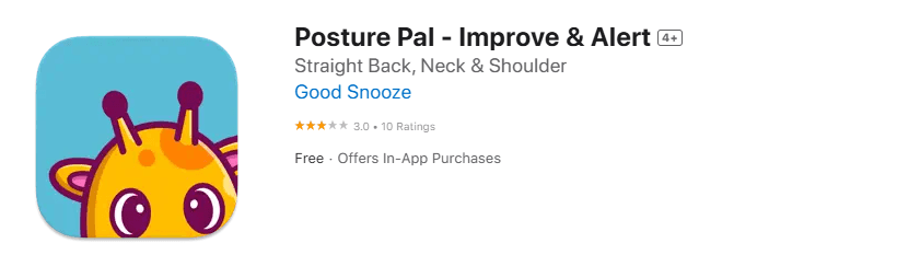 Tools for Posture Correction - Posture Apps