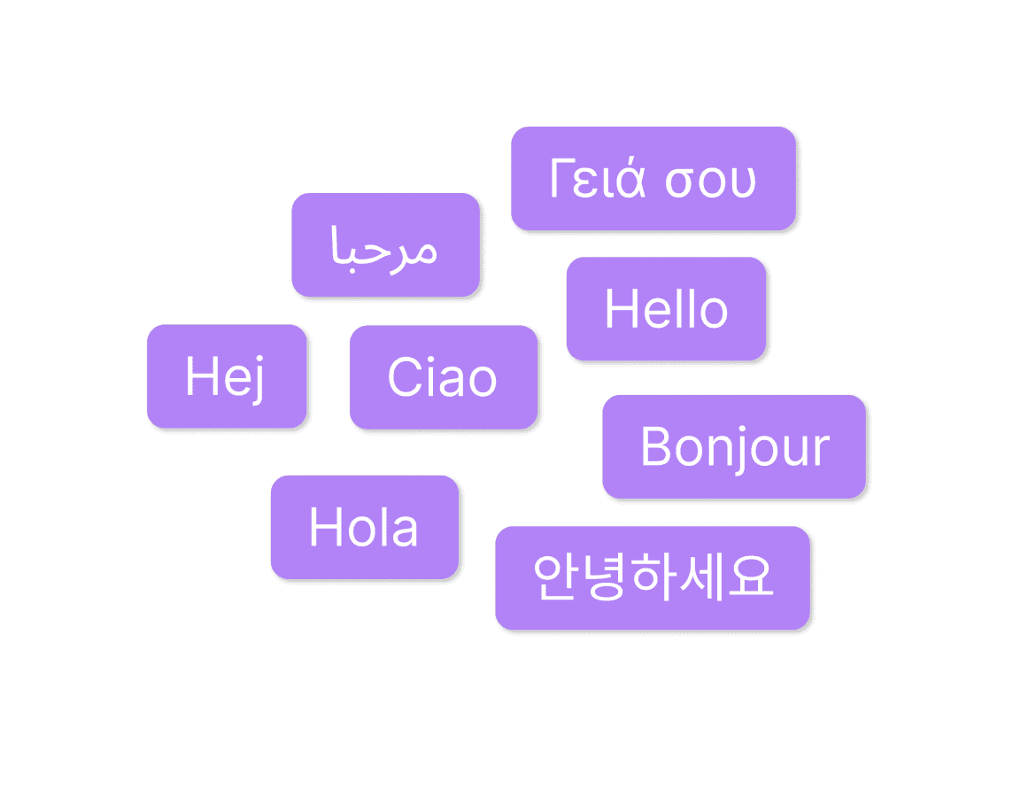Global transactions with multi currency support.