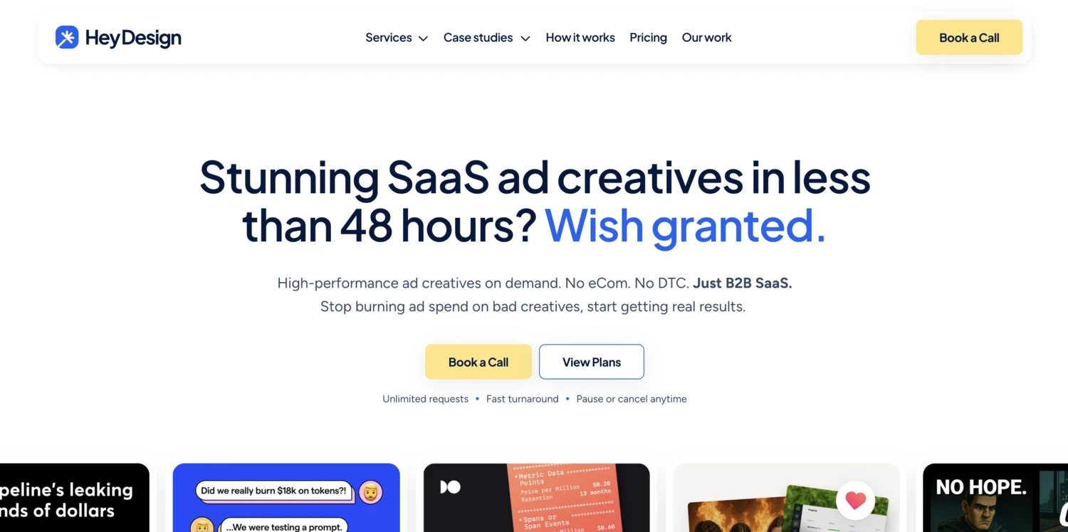 Hey Design, one of the leading SaaS design agencies