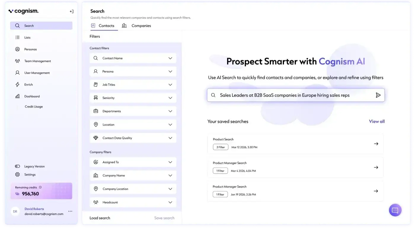Best Apollo alternatives Cognism prospect search with GDPR-compliant filters, mobile verification, EU contact data.