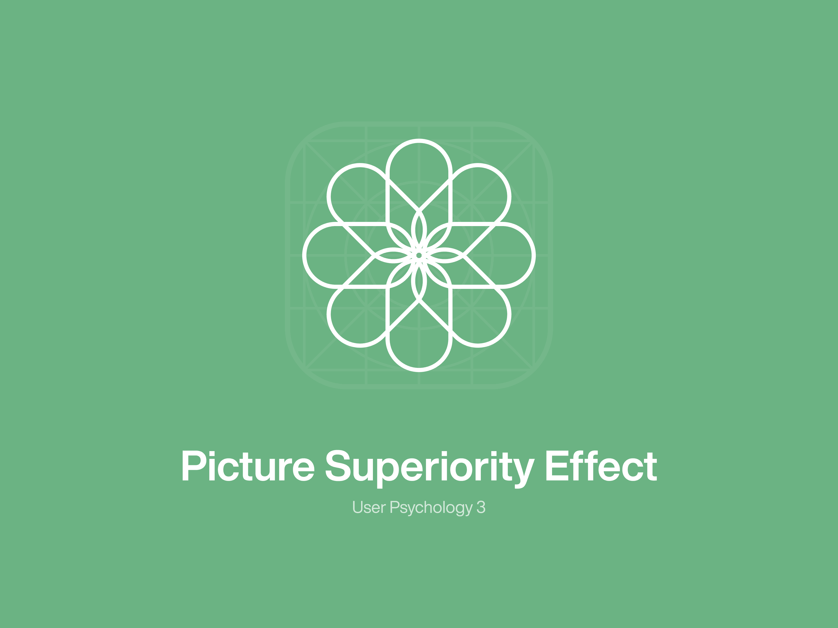 Picture Superiority Effect from user psychology 3 icon