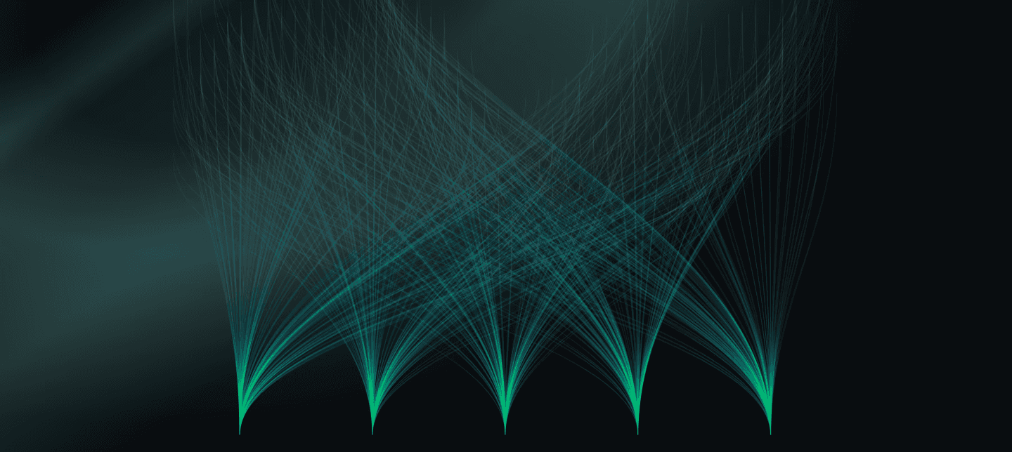 Multiple data points organized