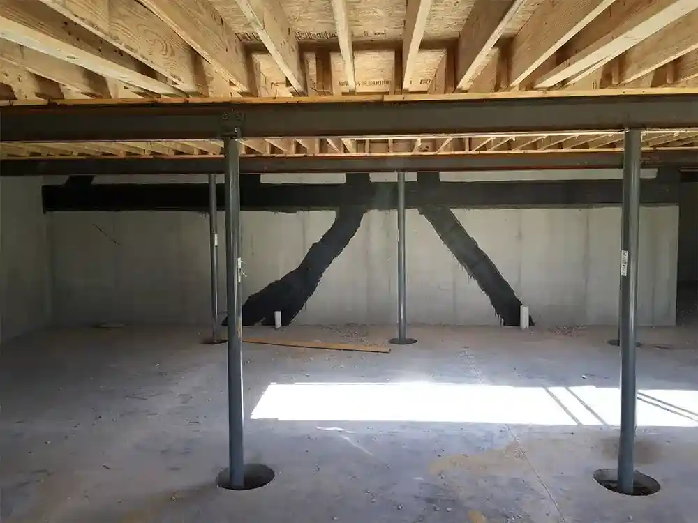 Bandelettes de réparation en fibre de carbone pour réparer un mur de sous-sol