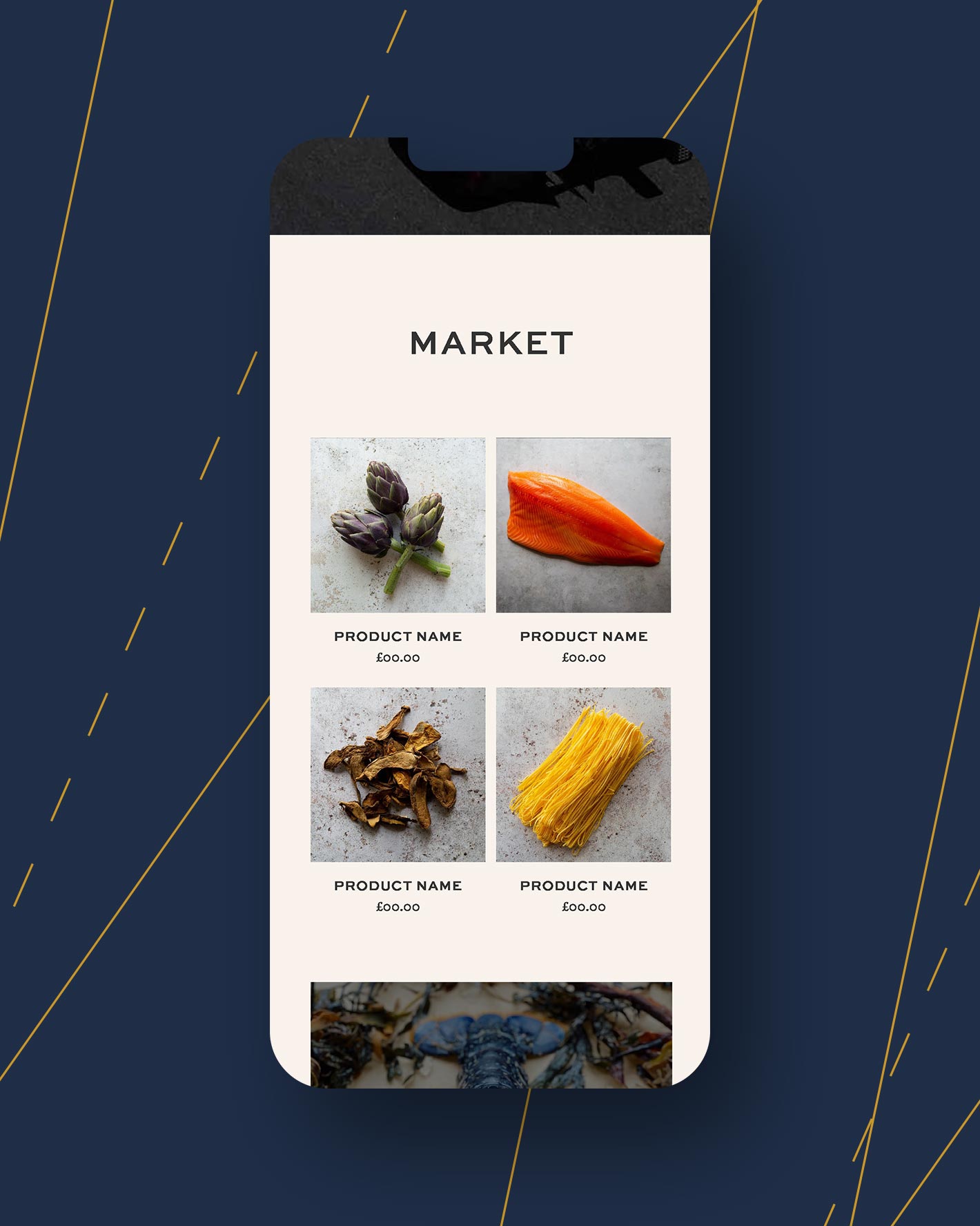 Skandl website mobile