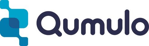 Qumulo logo, cloud data storage and management company
