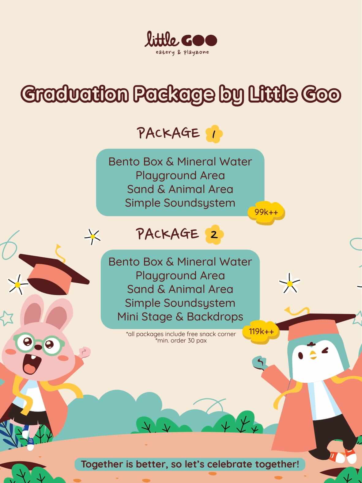 family set package food from littlegoo