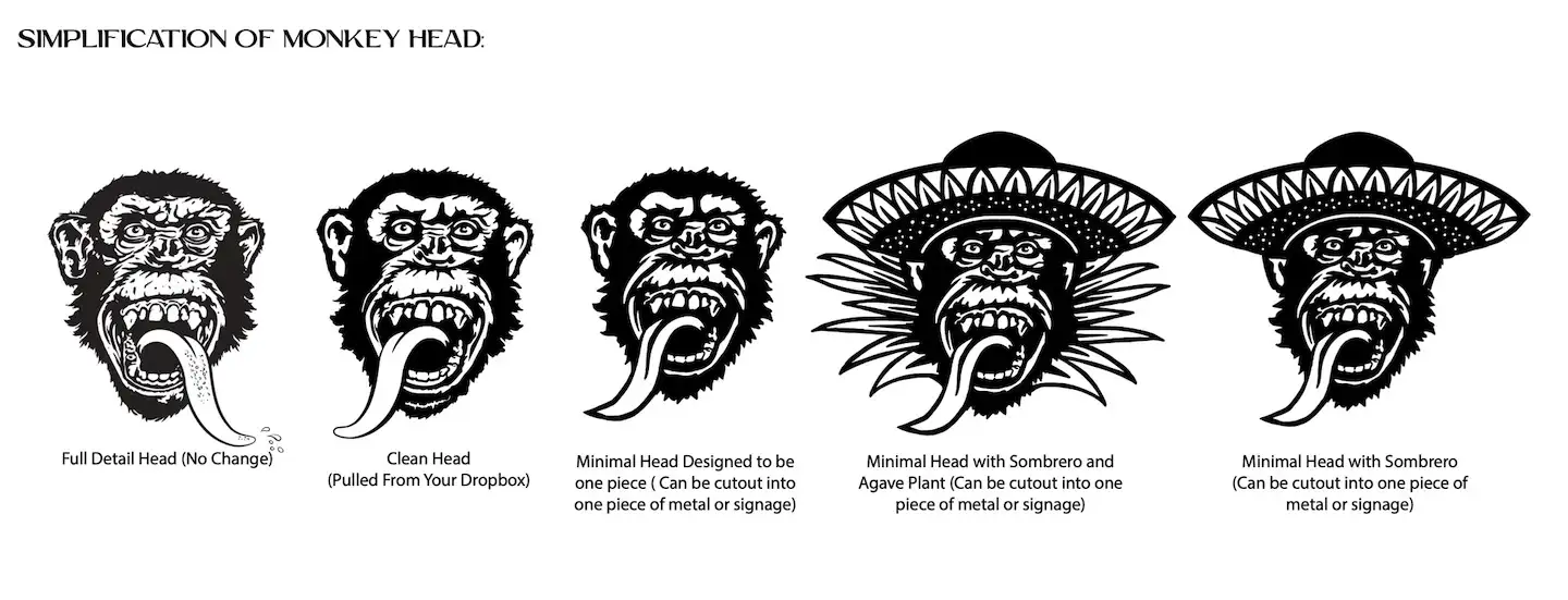 Gas Monkey Garage Primos Cantina Monkey Head
