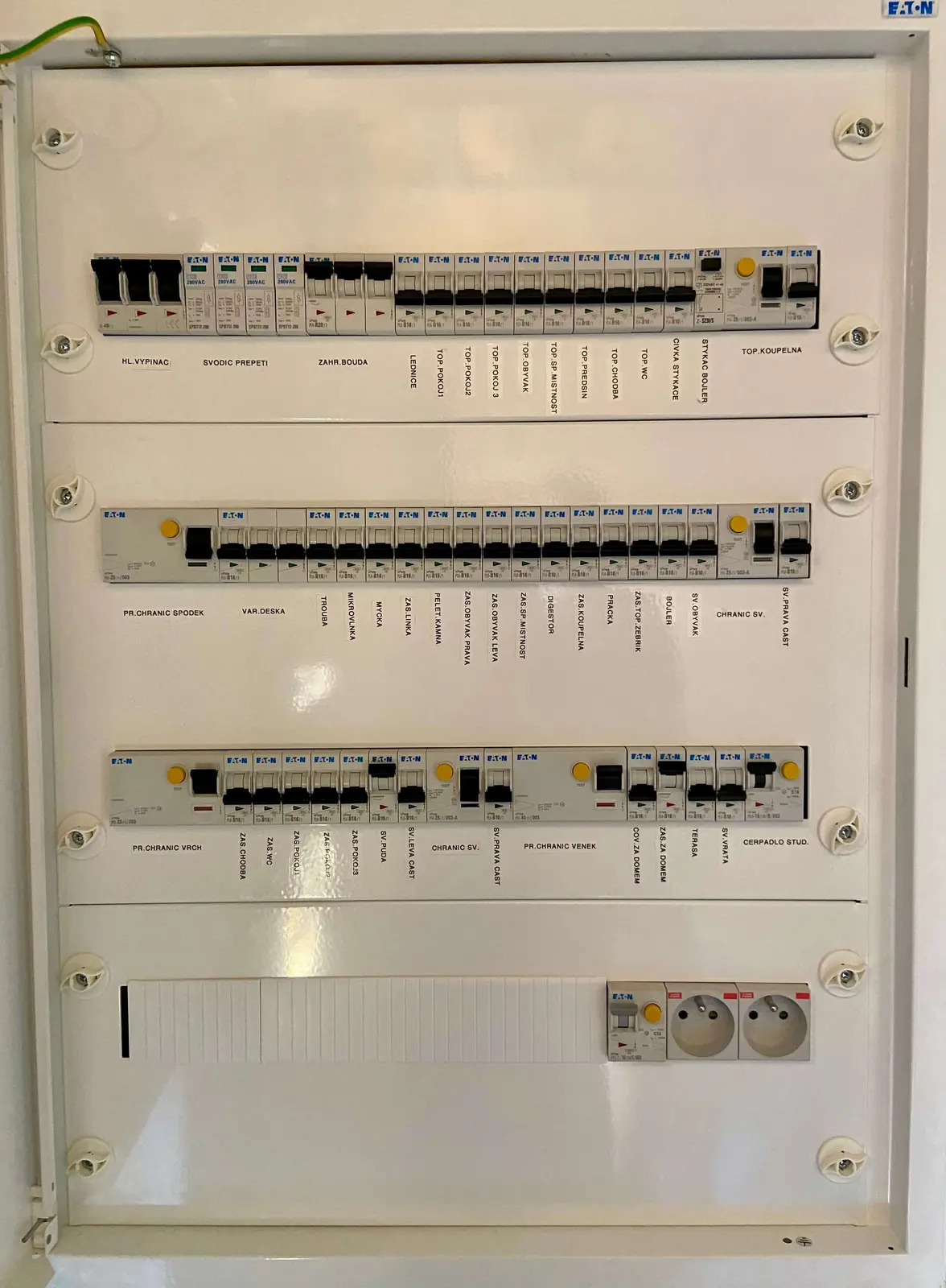 Elektroinstalace v novostavbě 