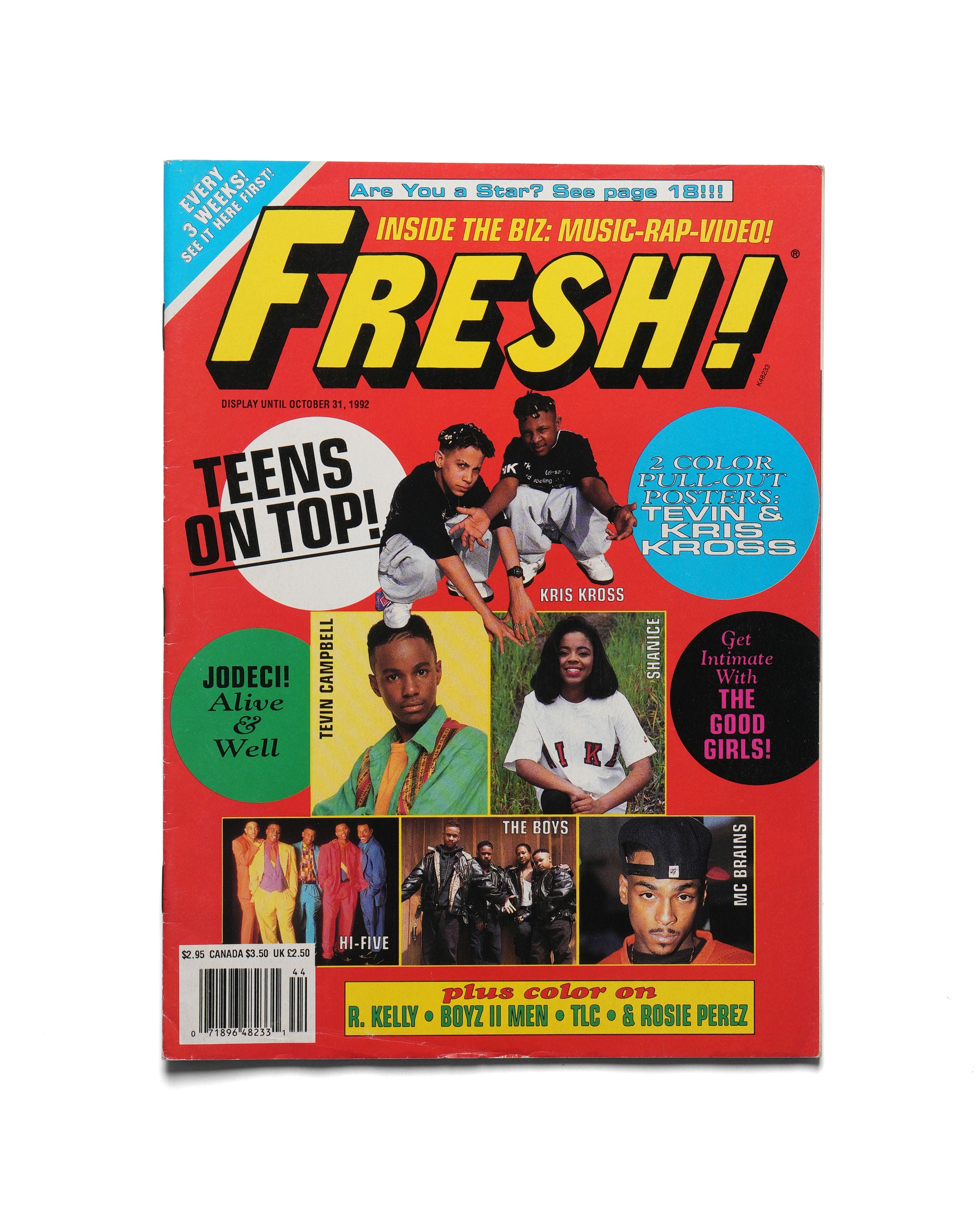Fresh - October 1992 - Front Cover