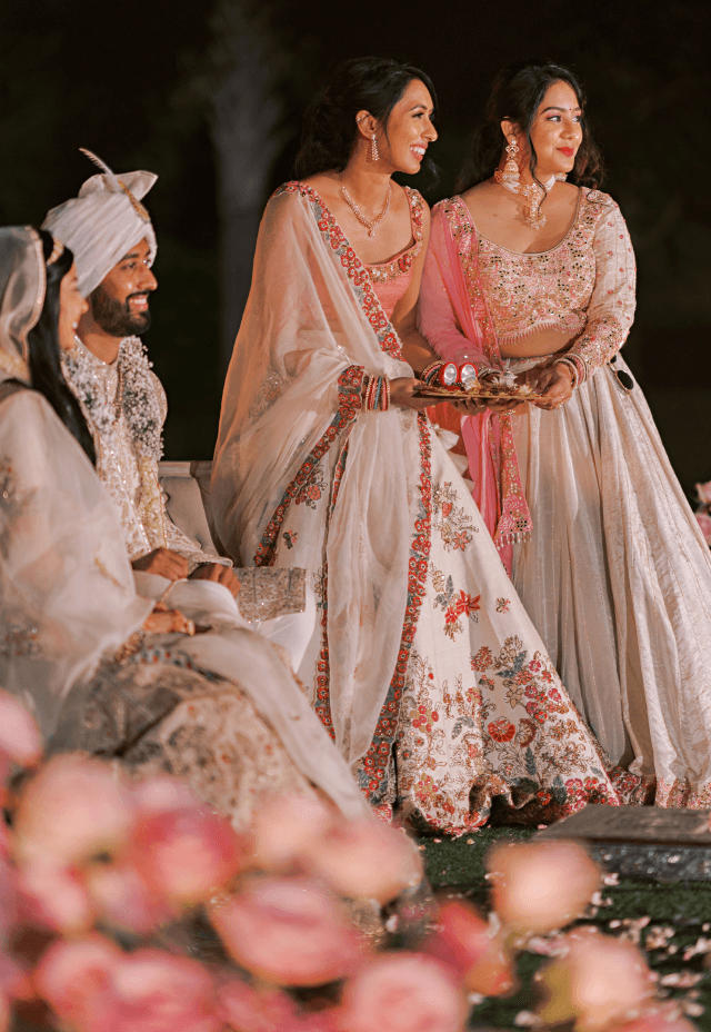 Nidhi Bhagat, Founder of Akitu Events, laughing at a wedding event