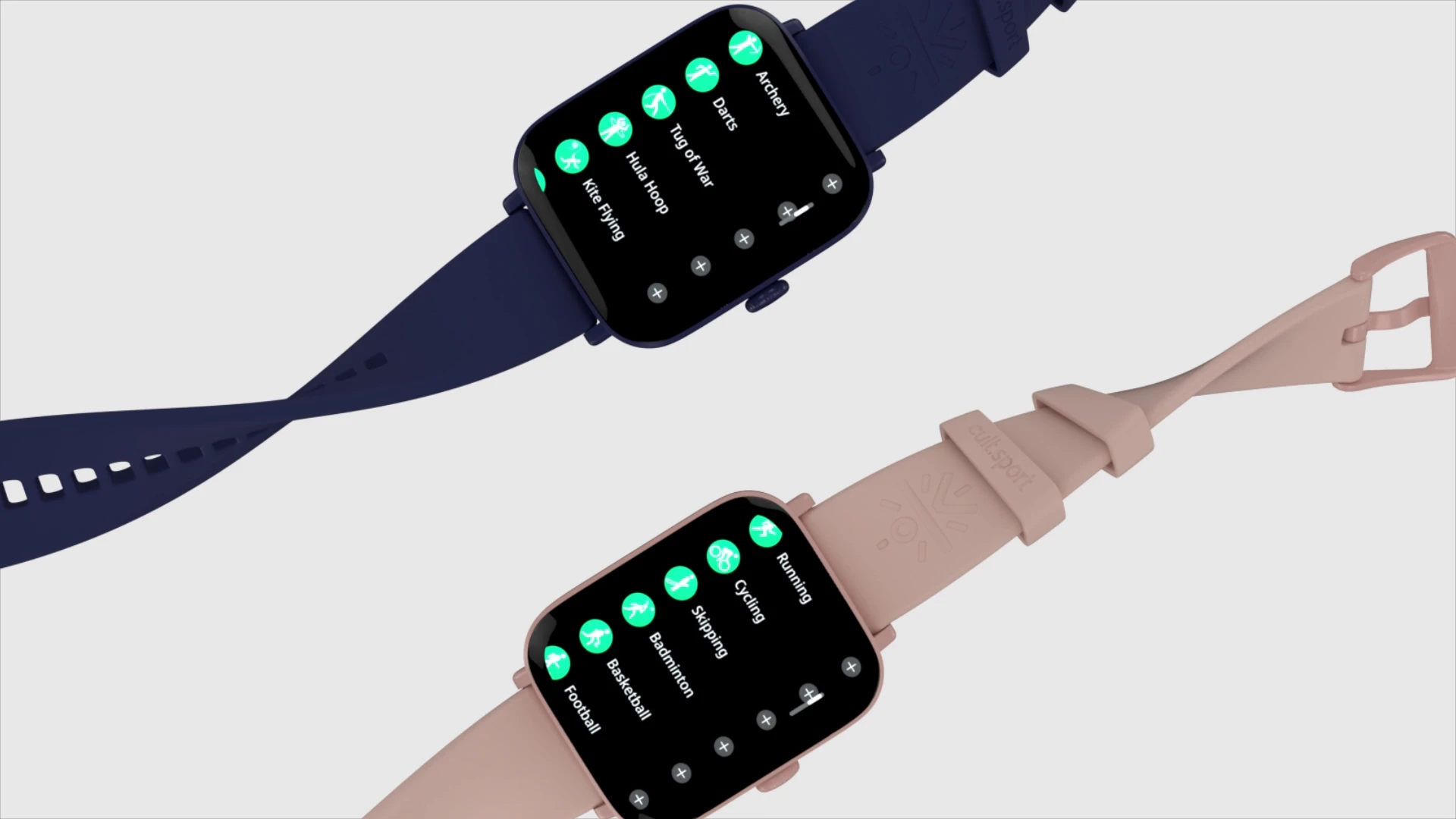 Smartwatch in motion captured for cult.sport brand launch film