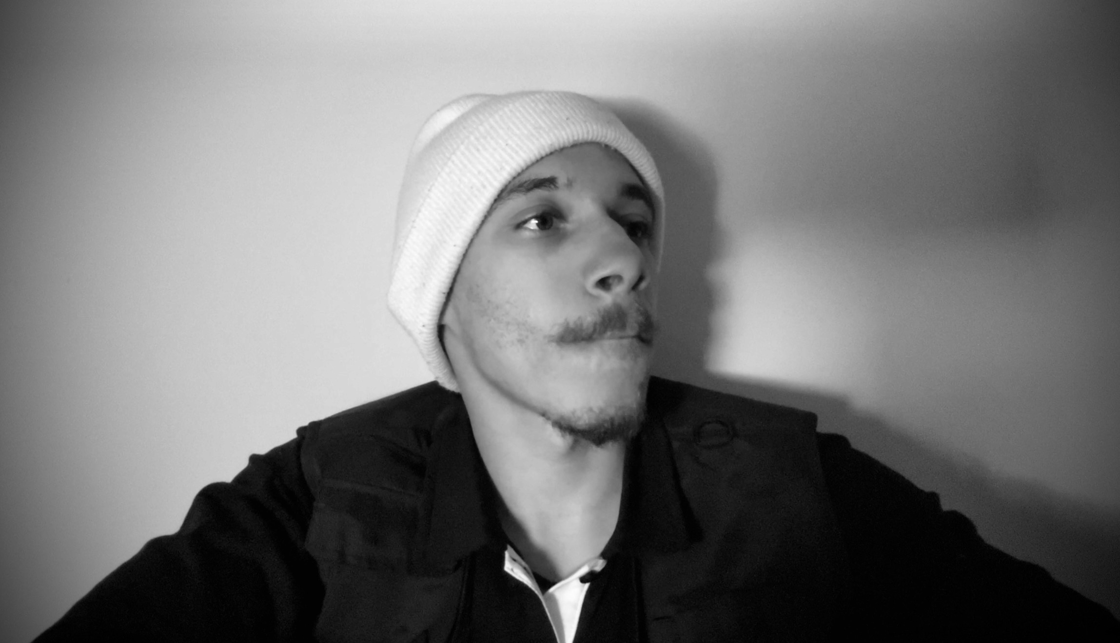 Close-up portrait of a person