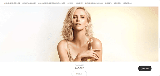 dior social proof example