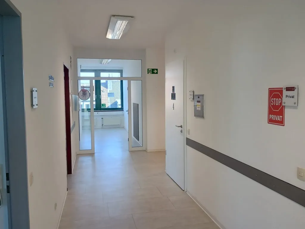 Empty treatment room with modern furniture in an medical office.