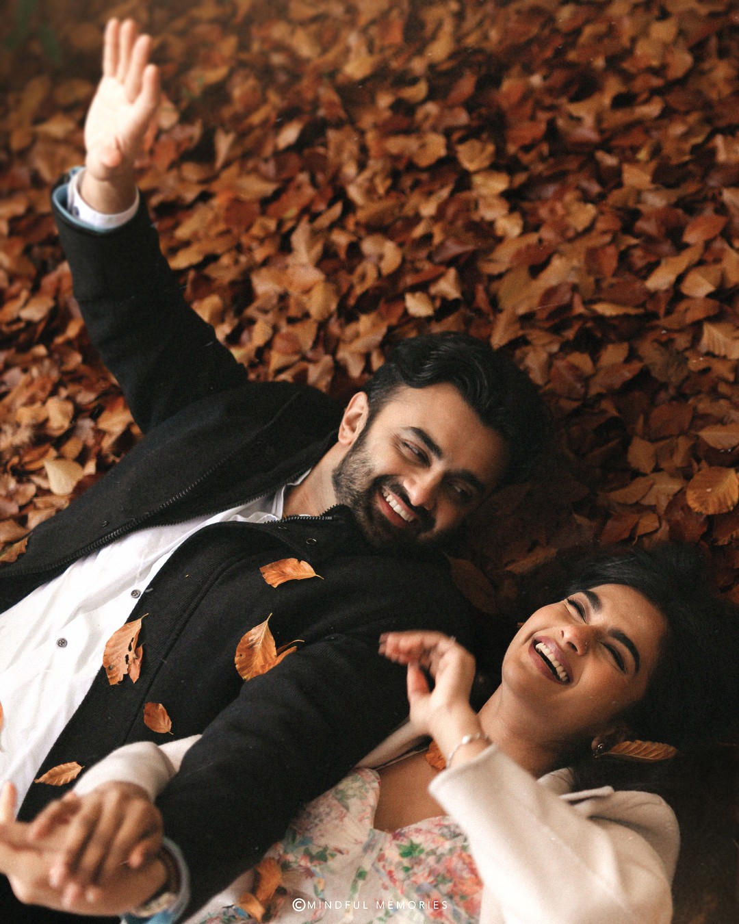 A Moment where the couple are enjoying Autum at the Cannock Chase Forest