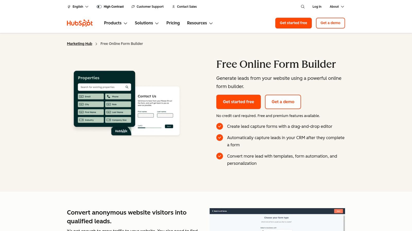 HubSpot Forms