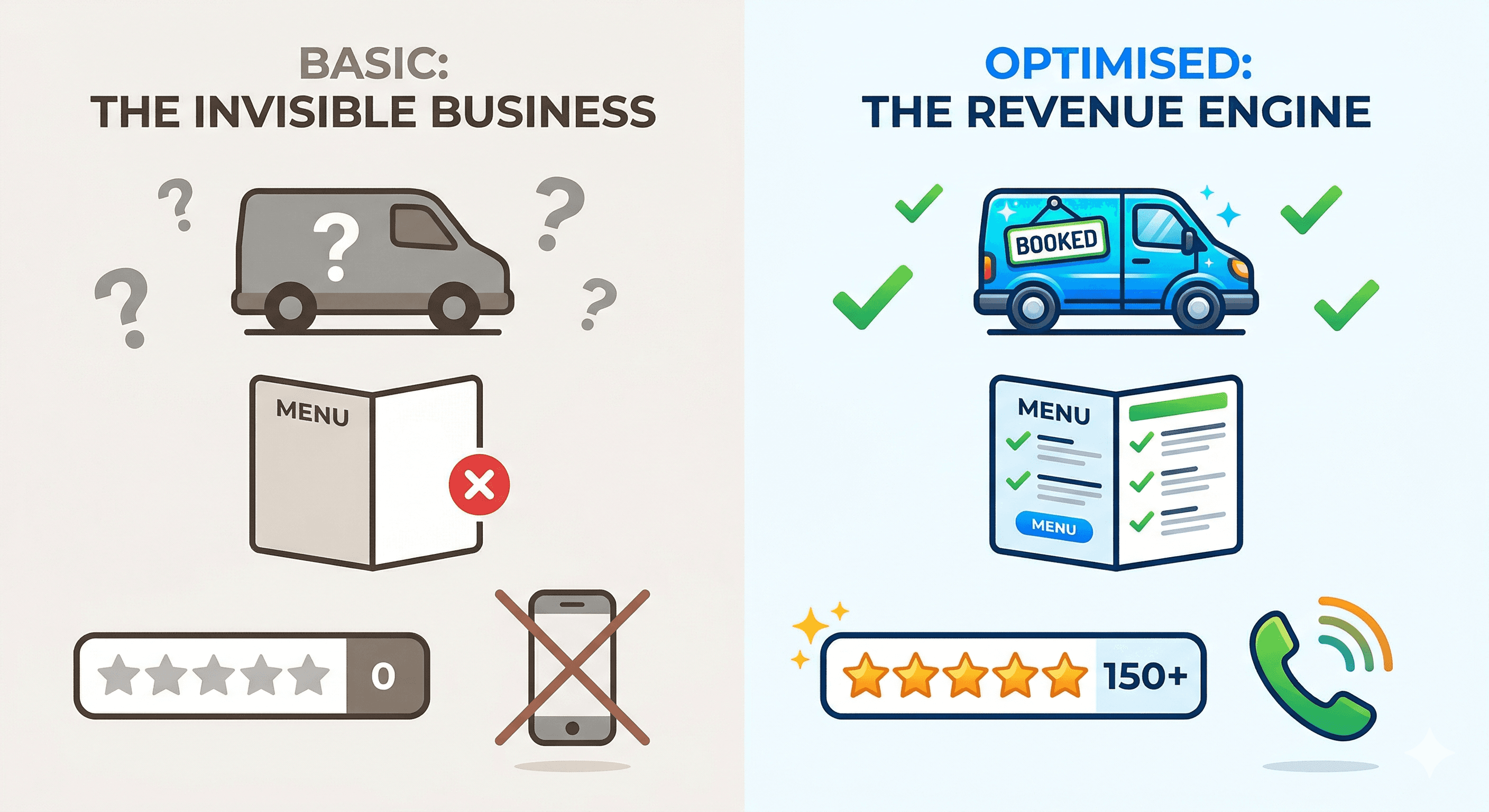basic-versus-optimised-google-business-profile-comparison-dashboard