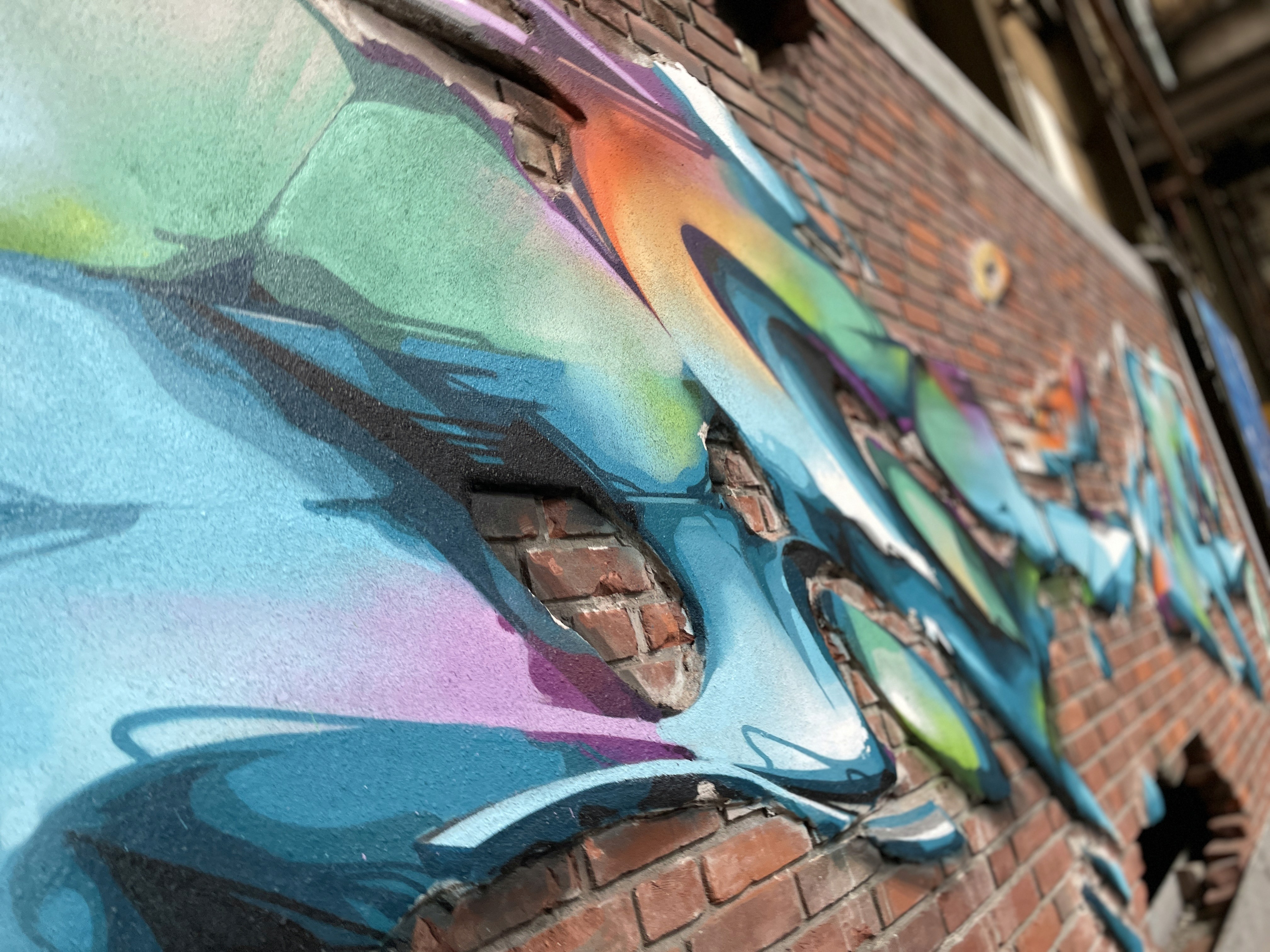 a building with persony windows