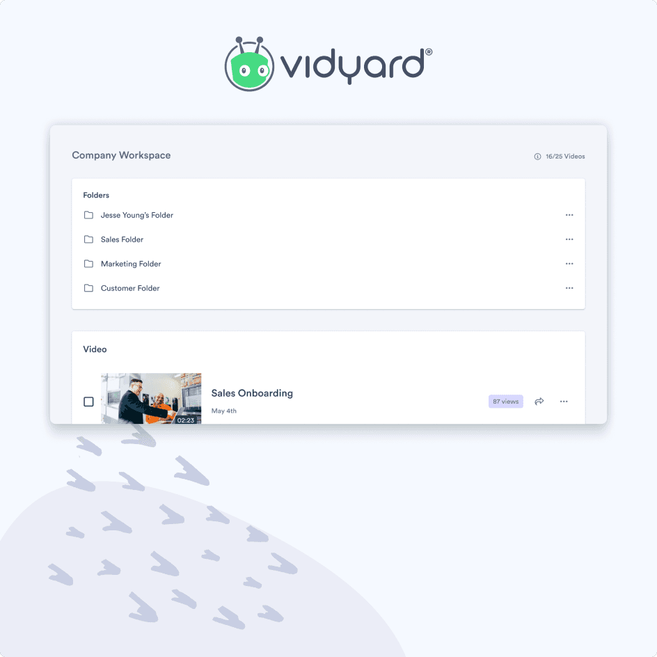 Vidyard Workspaces