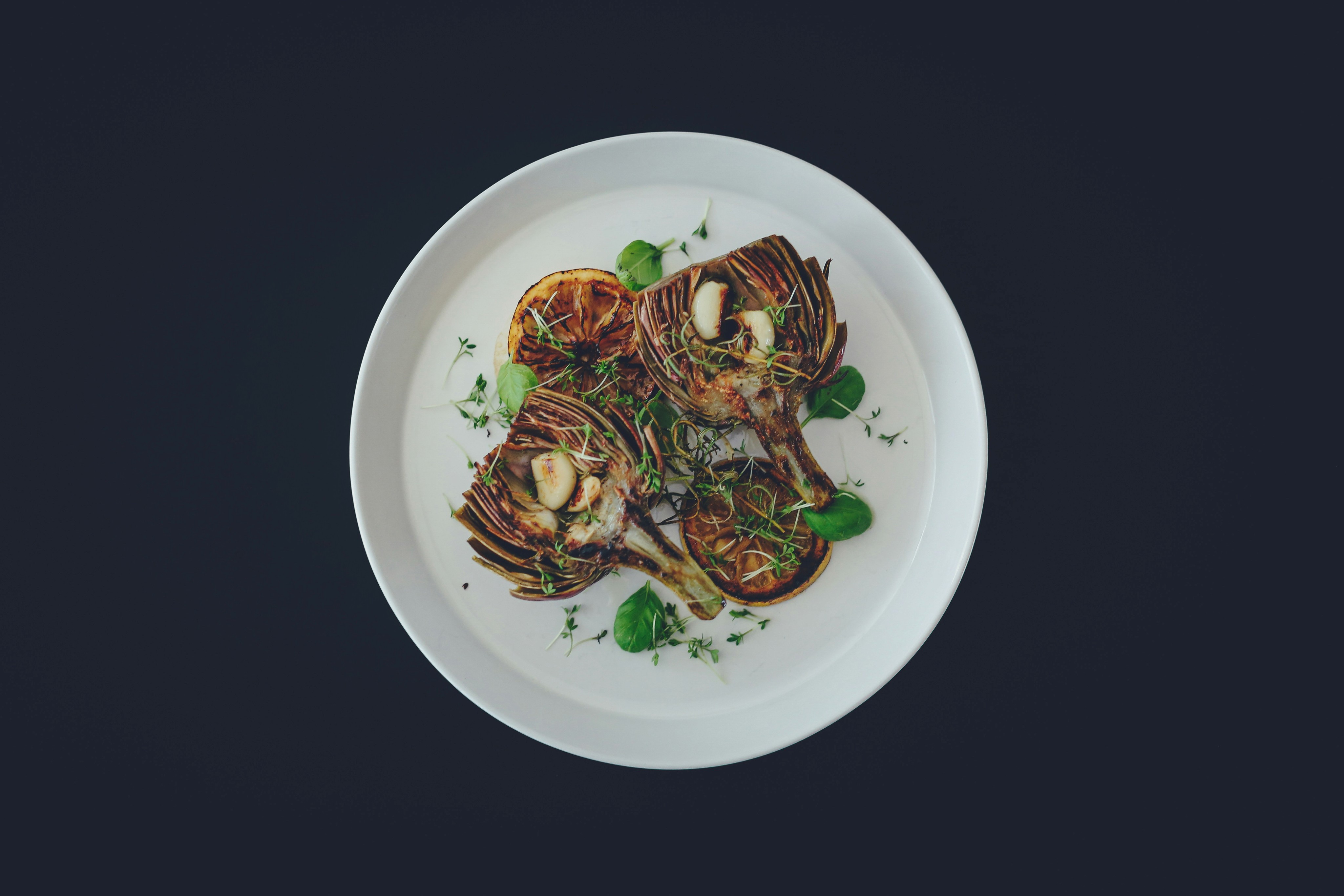 Close-up of a dark green leaf showing its textured surface and central vein against a muted background.