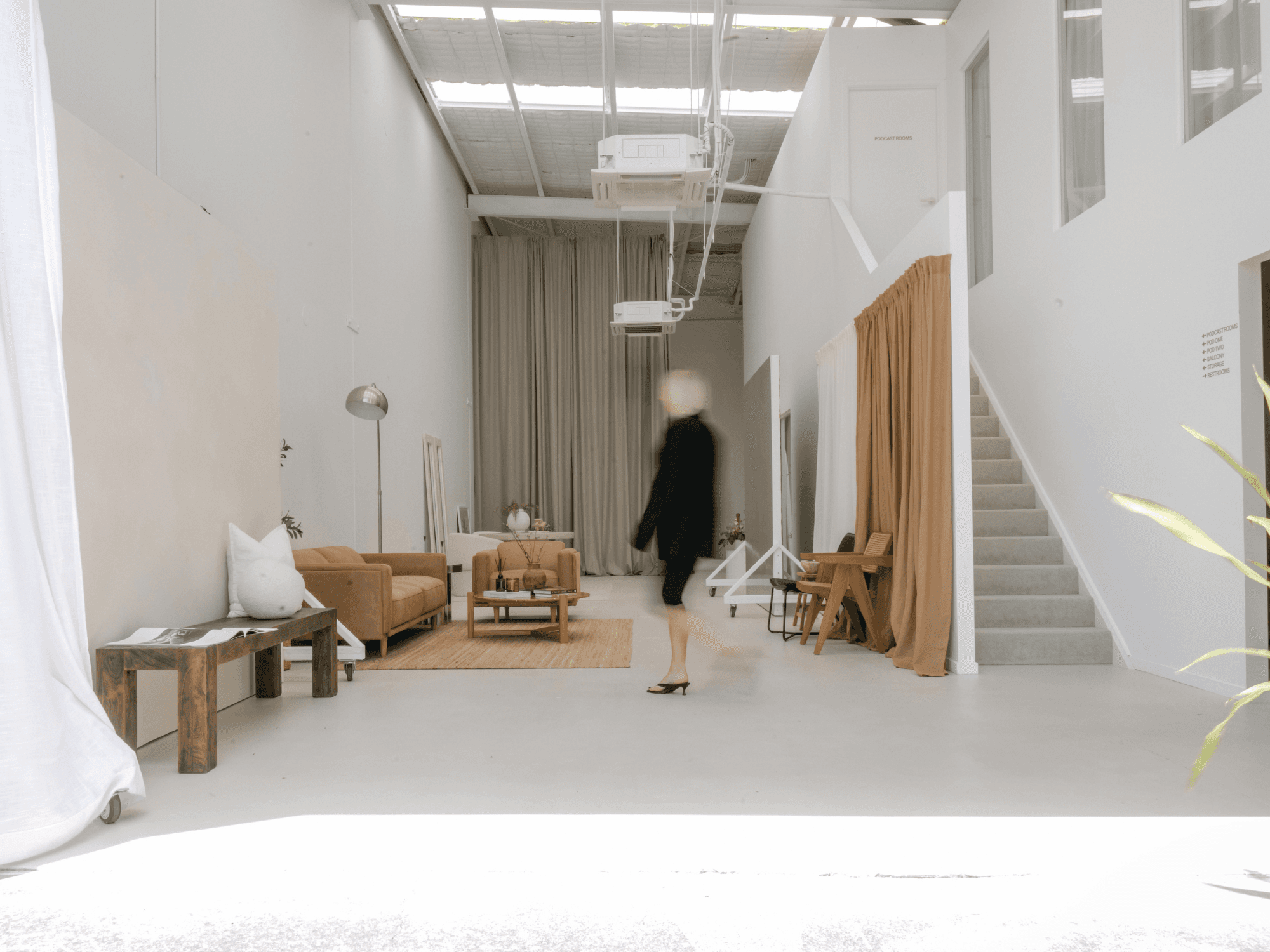 Natural light content creation studio at Selr Studio in Miami, Gold Coast