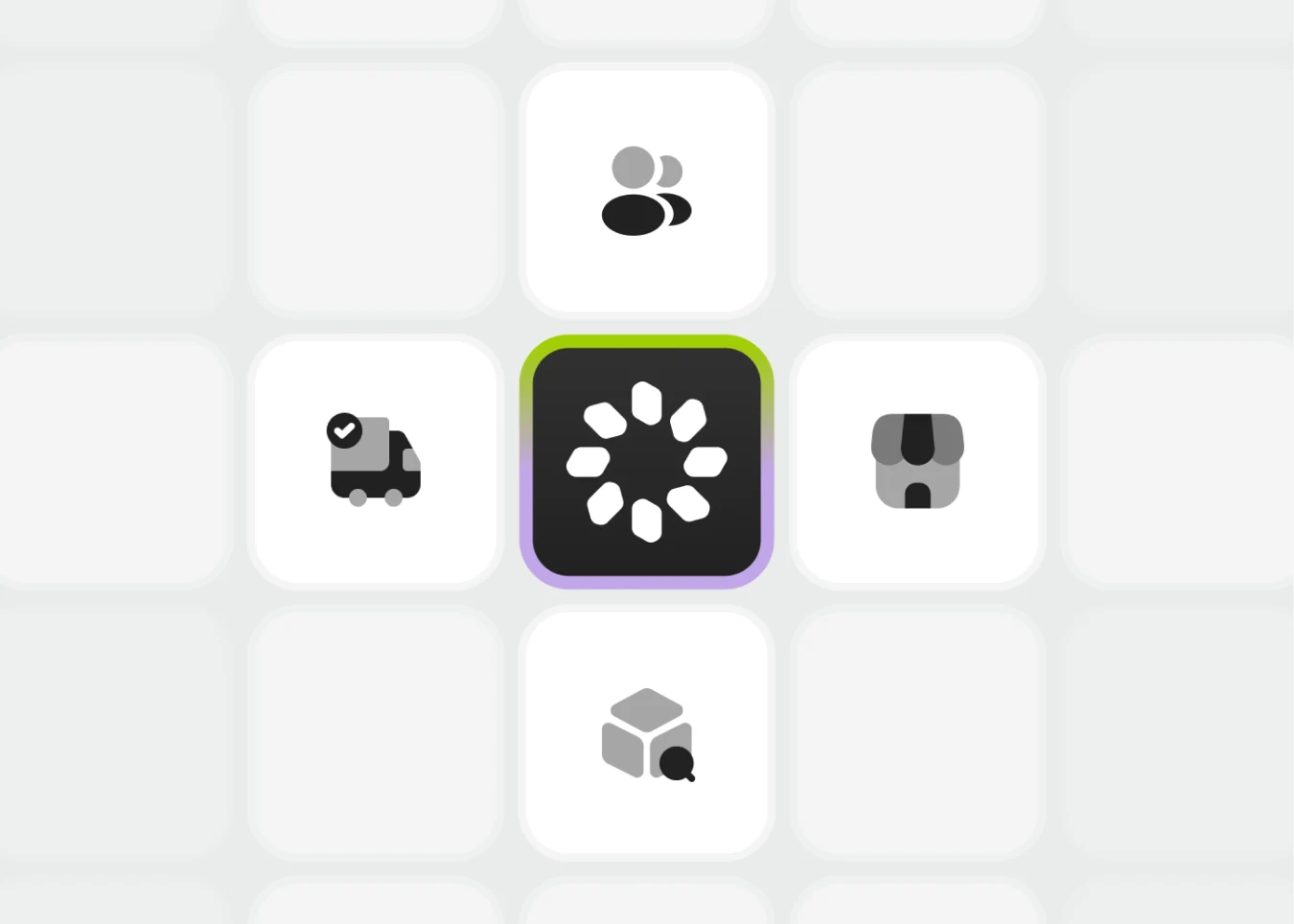 Real-time supply traceability linking warehouse, system, and factory.
